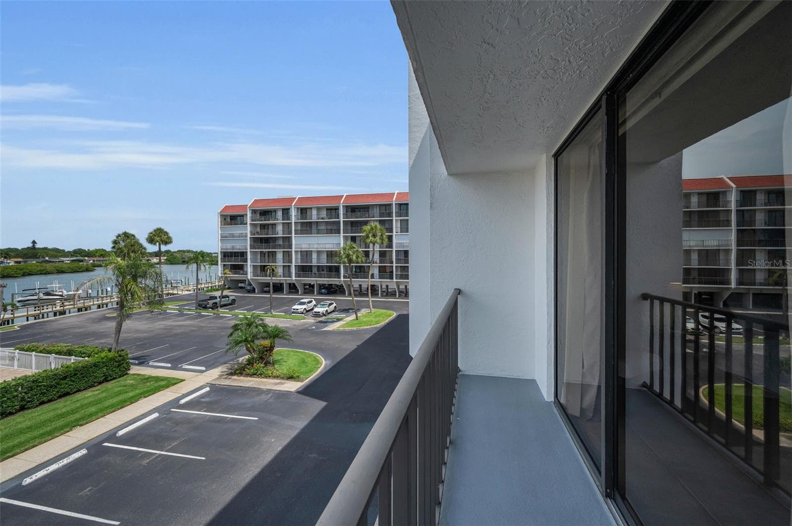 Balcony off the Primary Bedroom - 19111 VISTA BAY DR #304, INDIAN SHORES