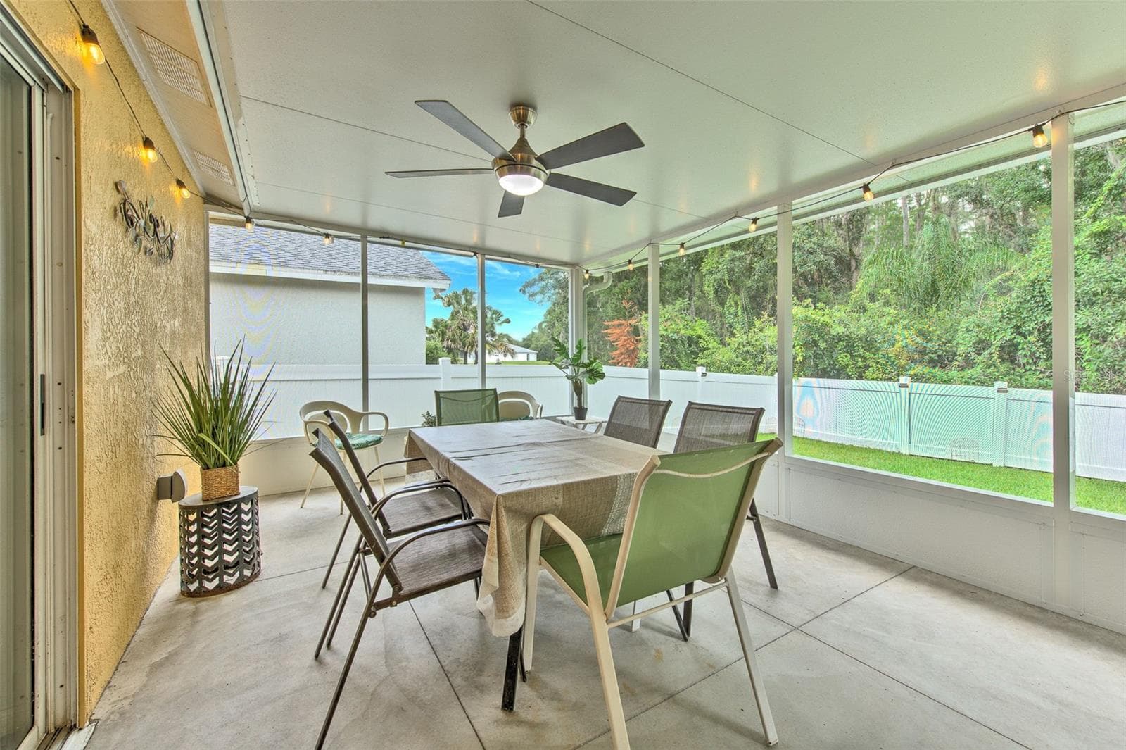 Screened in lanai covered roof - 30914 BURLEIGH DR, WESLEY CHAPEL