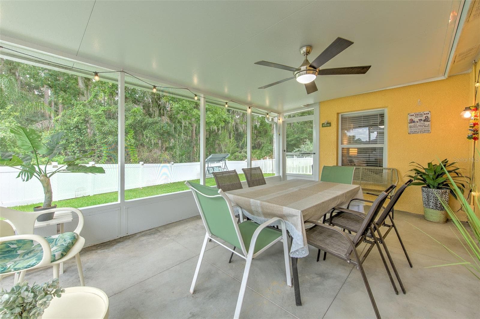 Lanai overlooking backyard - 30914 BURLEIGH DR, WESLEY CHAPEL