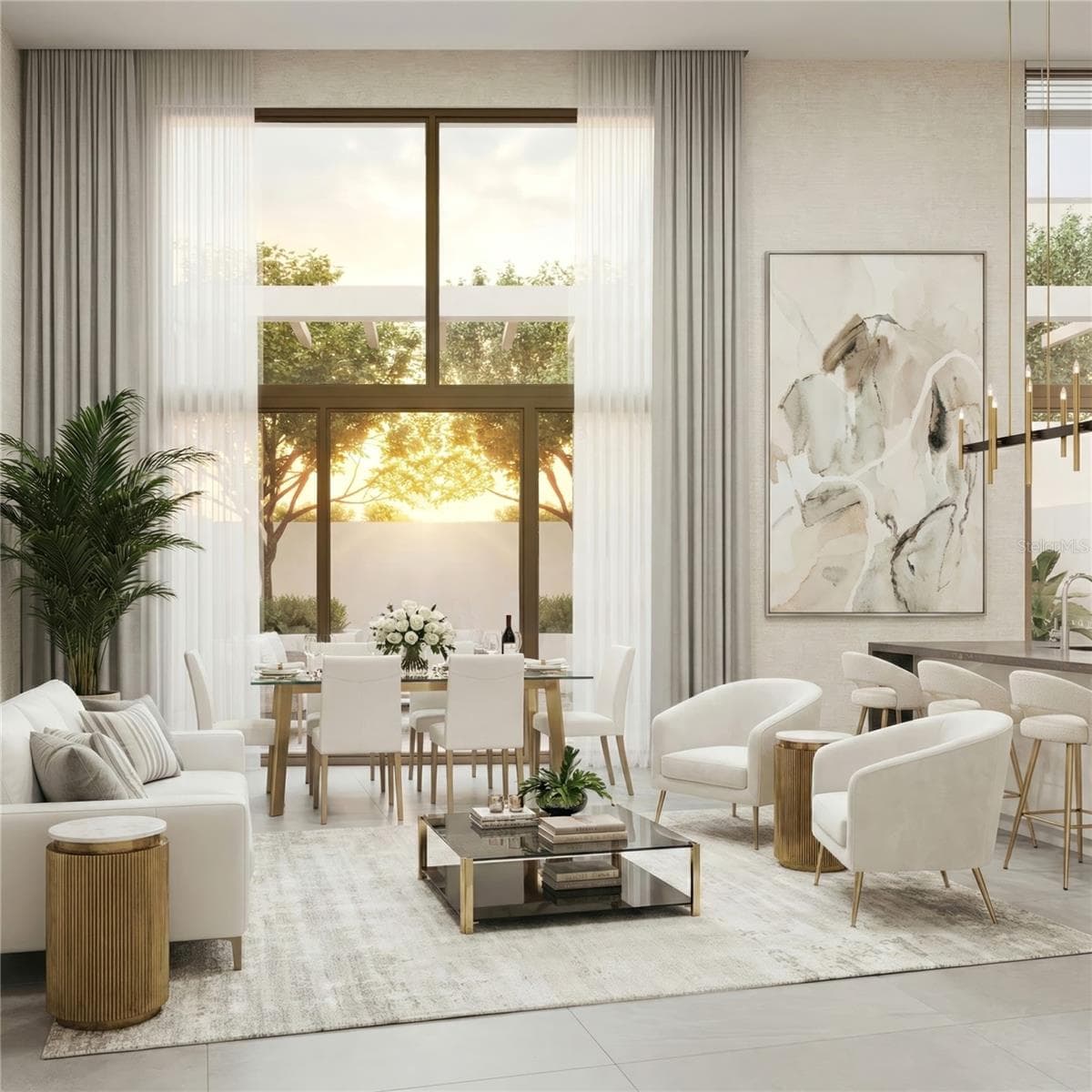 13-foot Ceilings with Full-Height Windows - 1305 4TH ST #101A, SARASOTA
