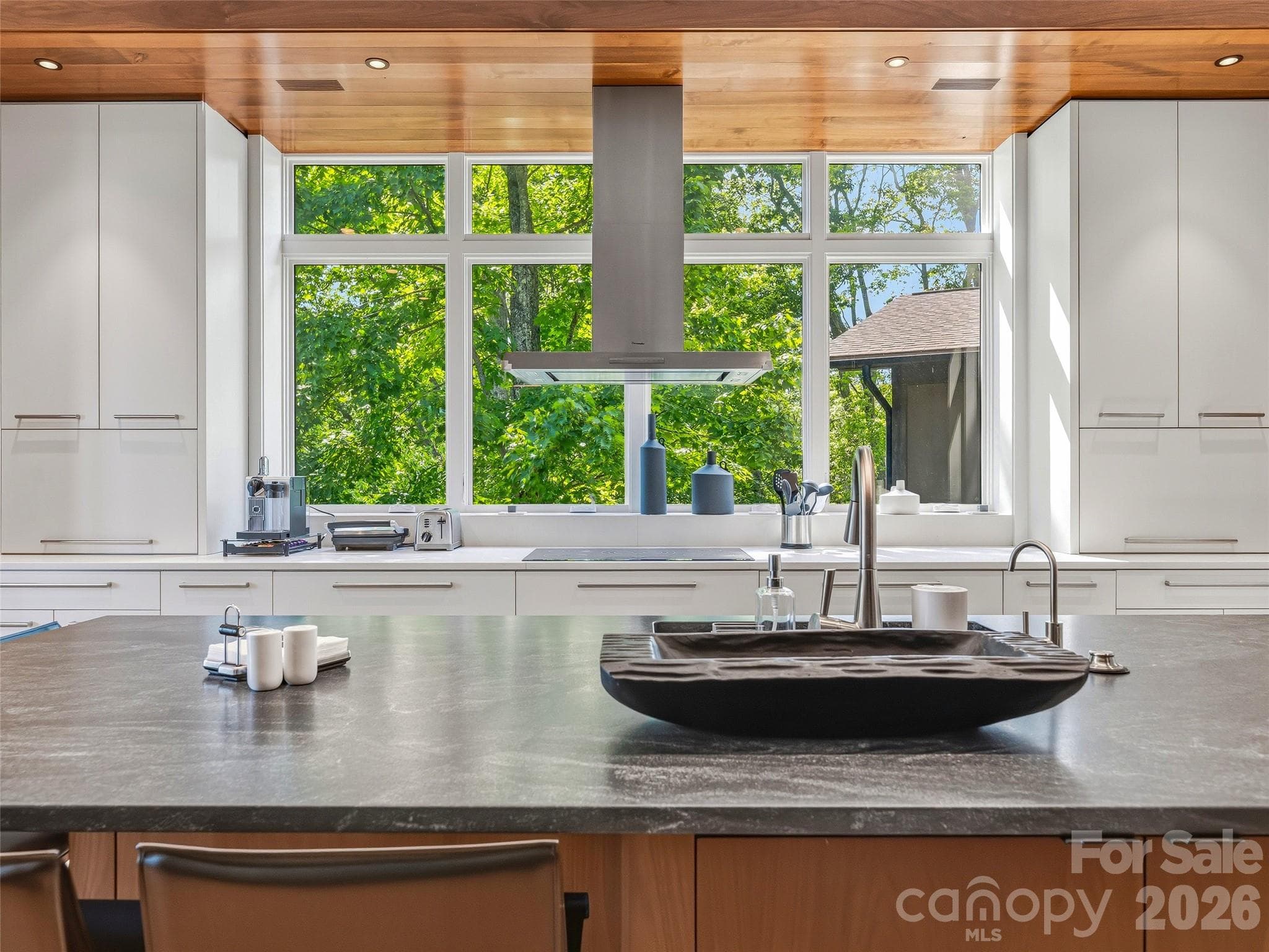 Chef's kitchen with premium appliances and custom cabinetry - 1121 Timberbluff Way, Arden