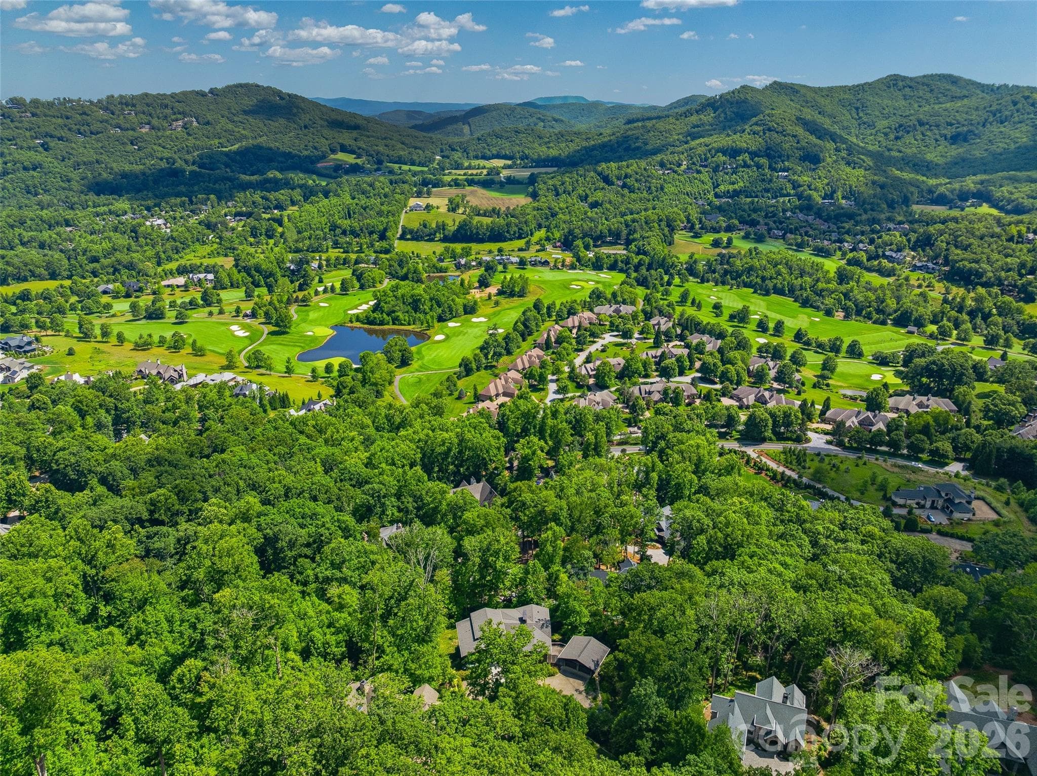 Aerial perspective revealing the home's remarkable mountain setting - 1121 Timberbluff Way, Arden