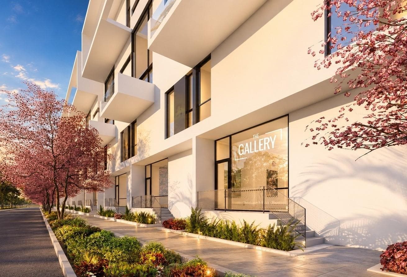 Private Courtyard Collection Features a Separate Office and Guest Suite with Private Entry - 1305 4TH ST #101A, SARASOTA
