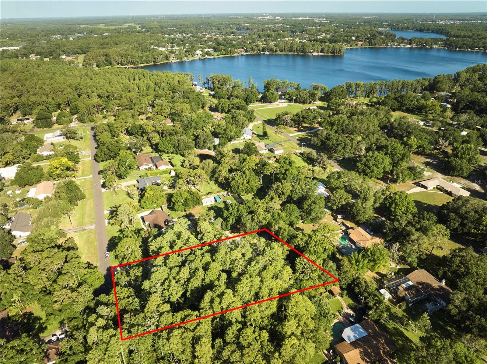 Lot 7 with Lake Hiawatha in the back ground. - 7709 WINDWARD WAY, ODESSA