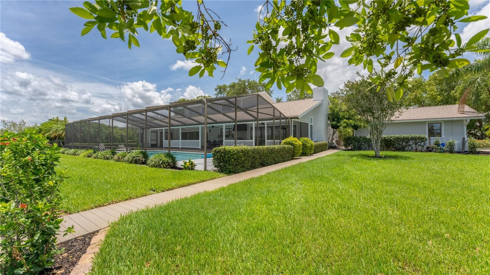Backyard lawn - 5623 HULL CT, NEW PORT RICHEY