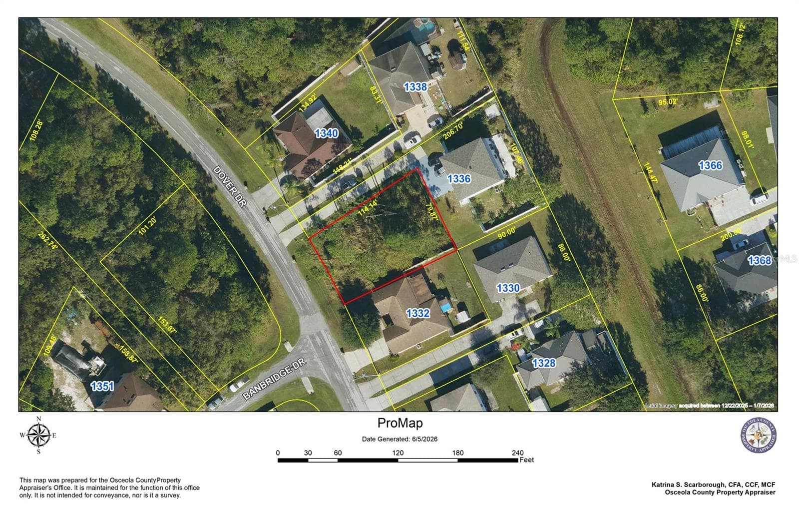 Land at 0 DOVER DR, KISSIMMEE, photo 3 of 3