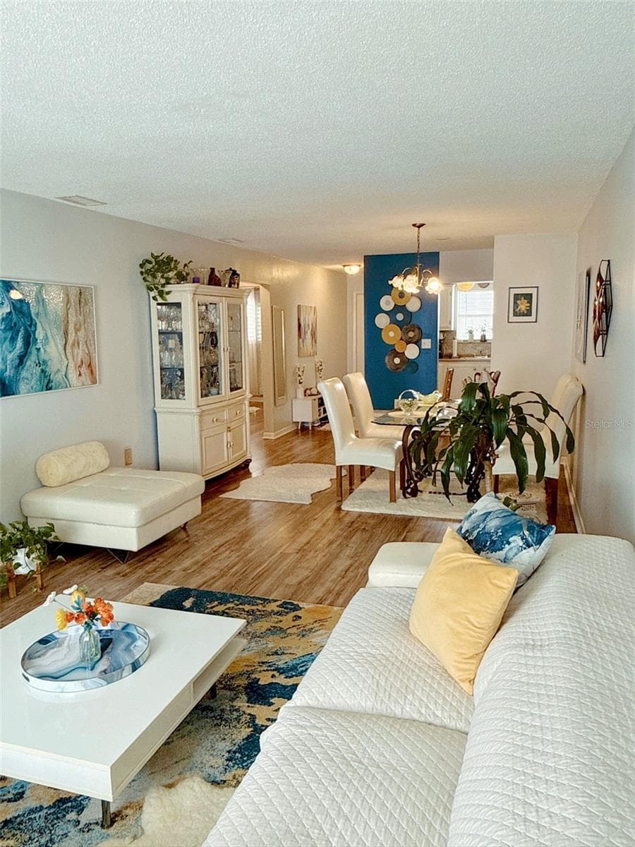 Living room - 5357 81ST ST N #15, ST PETERSBURG
