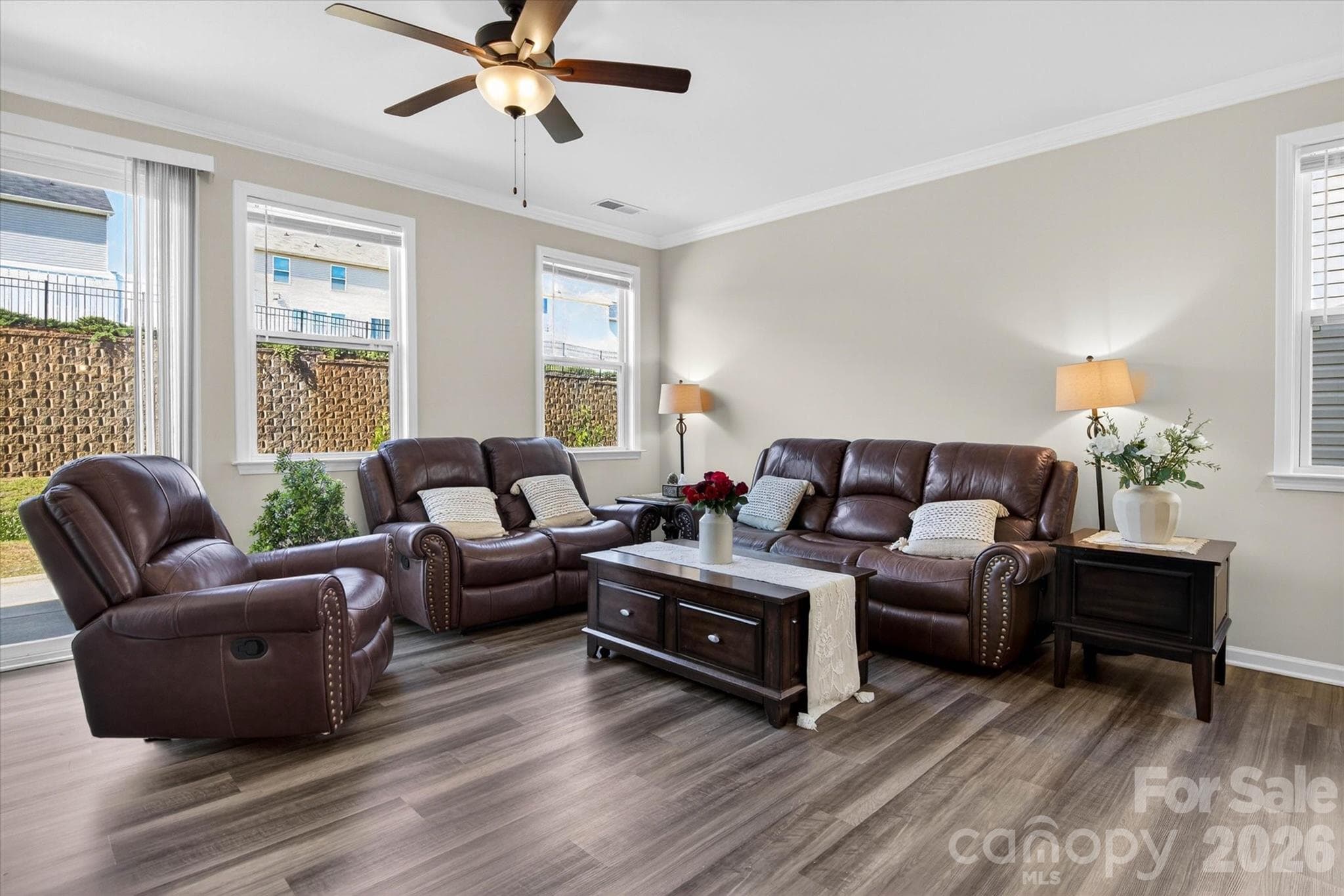 Living Room - 6629 Meridale Forest Drive, Charlotte
