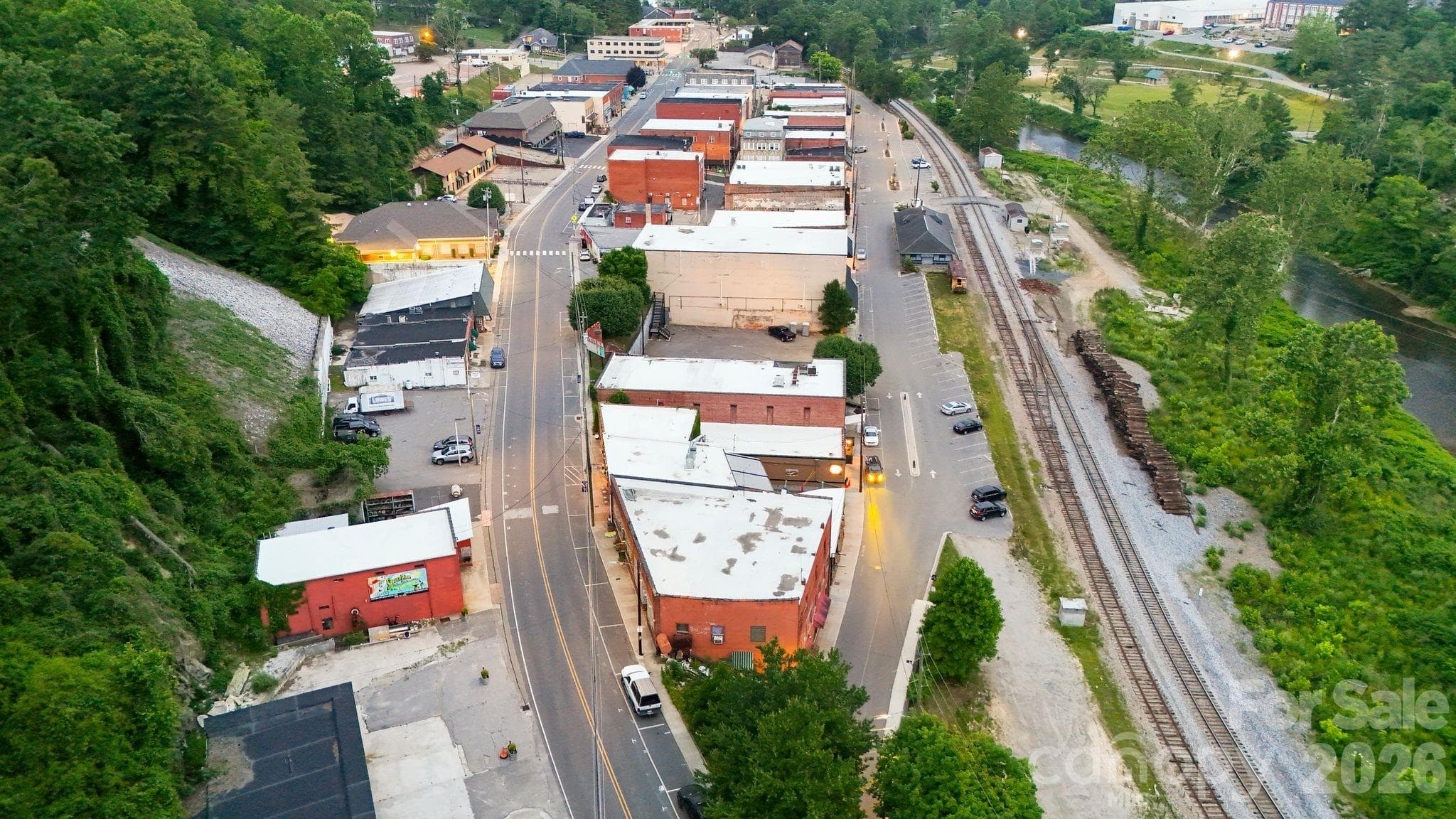aerial - 69 Locust Street, Spruce Pine