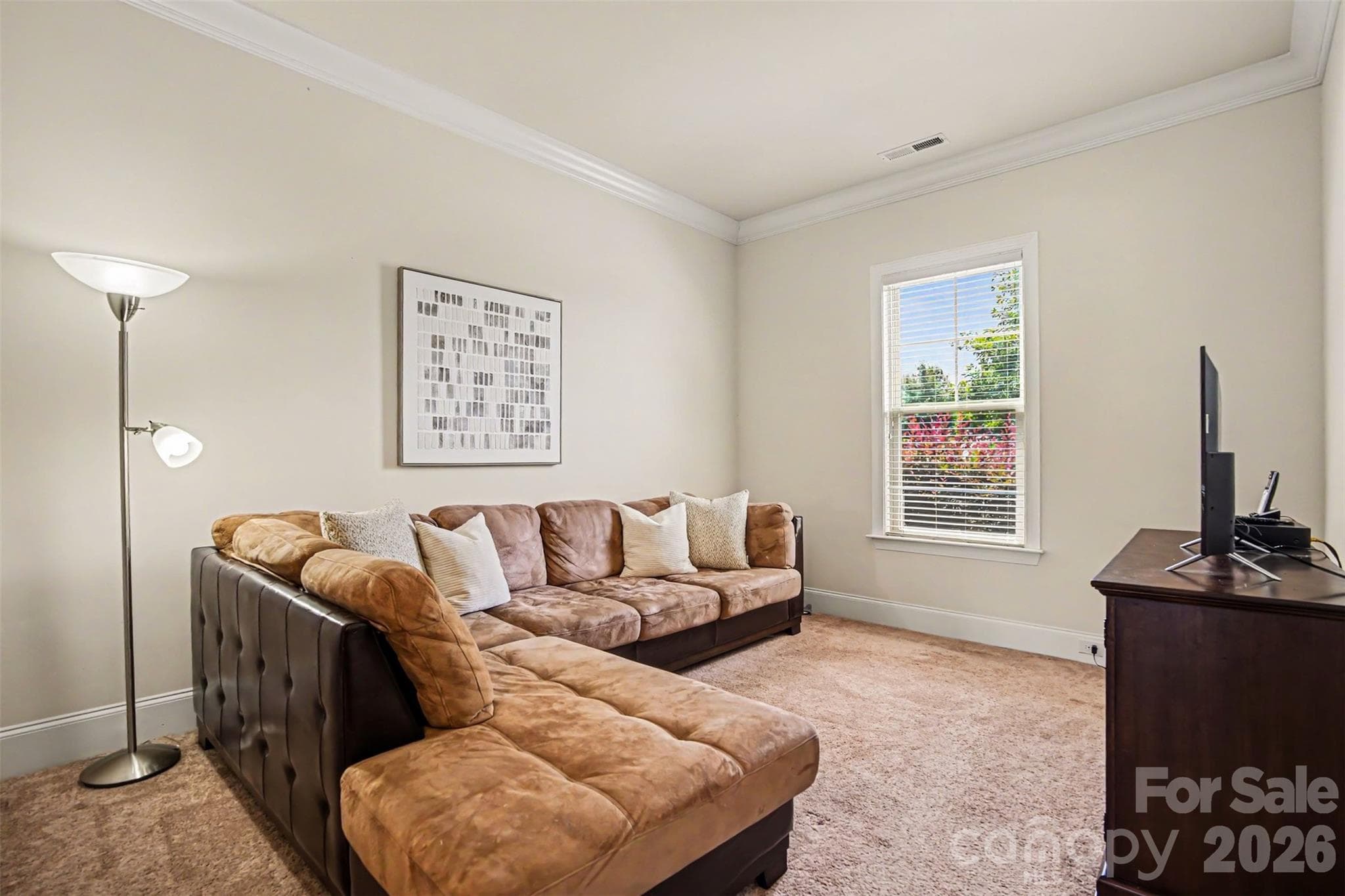 Living room/bonus room/play room or dedicated office with french doors. - 3605 Jumprock Road, Indian Land