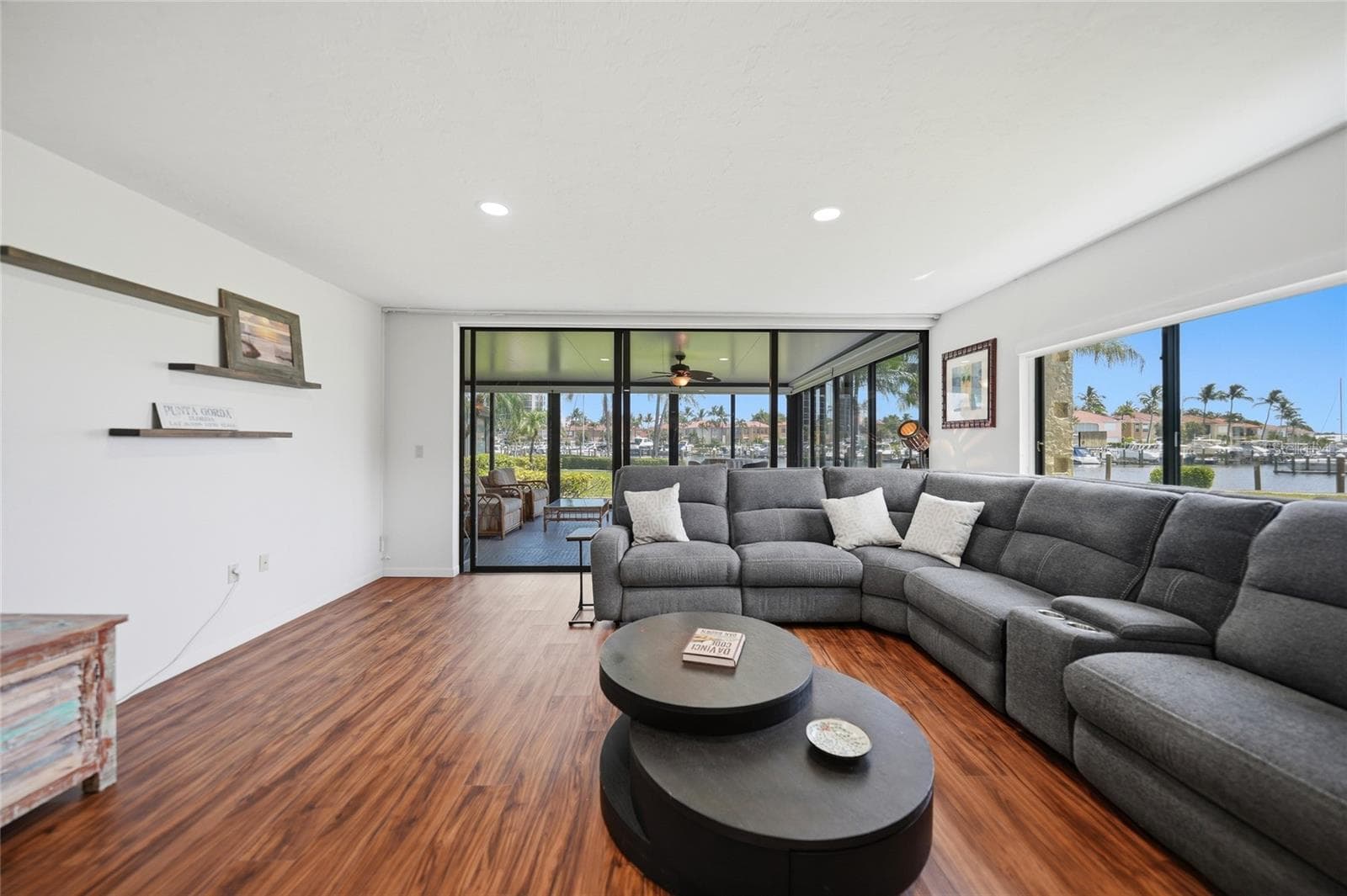 VERY Large sectional sofa. - 3230 SOUTHSHORE DR #34A, PUNTA GORDA