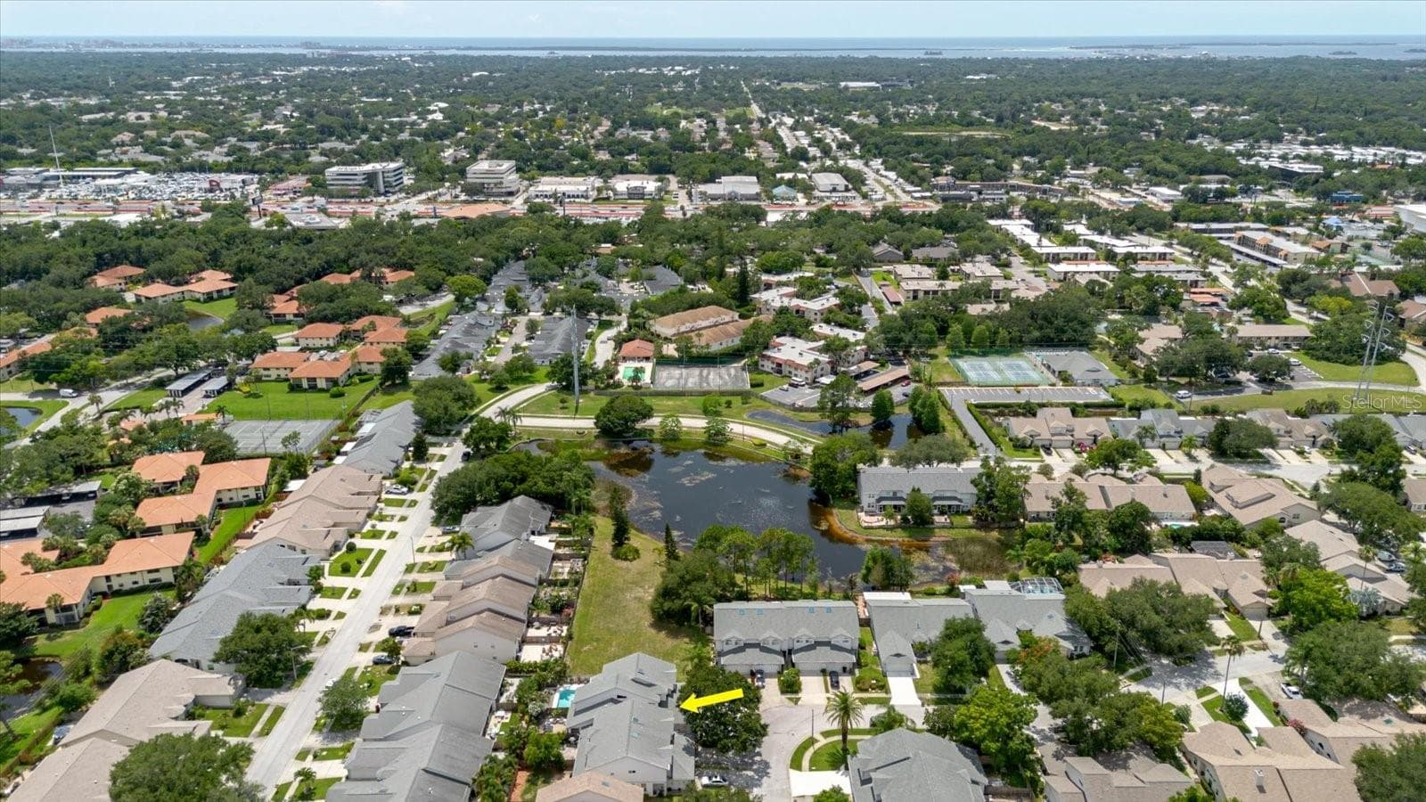 Aerial View - 2976 FIELDBROOK PL, CLEARWATER