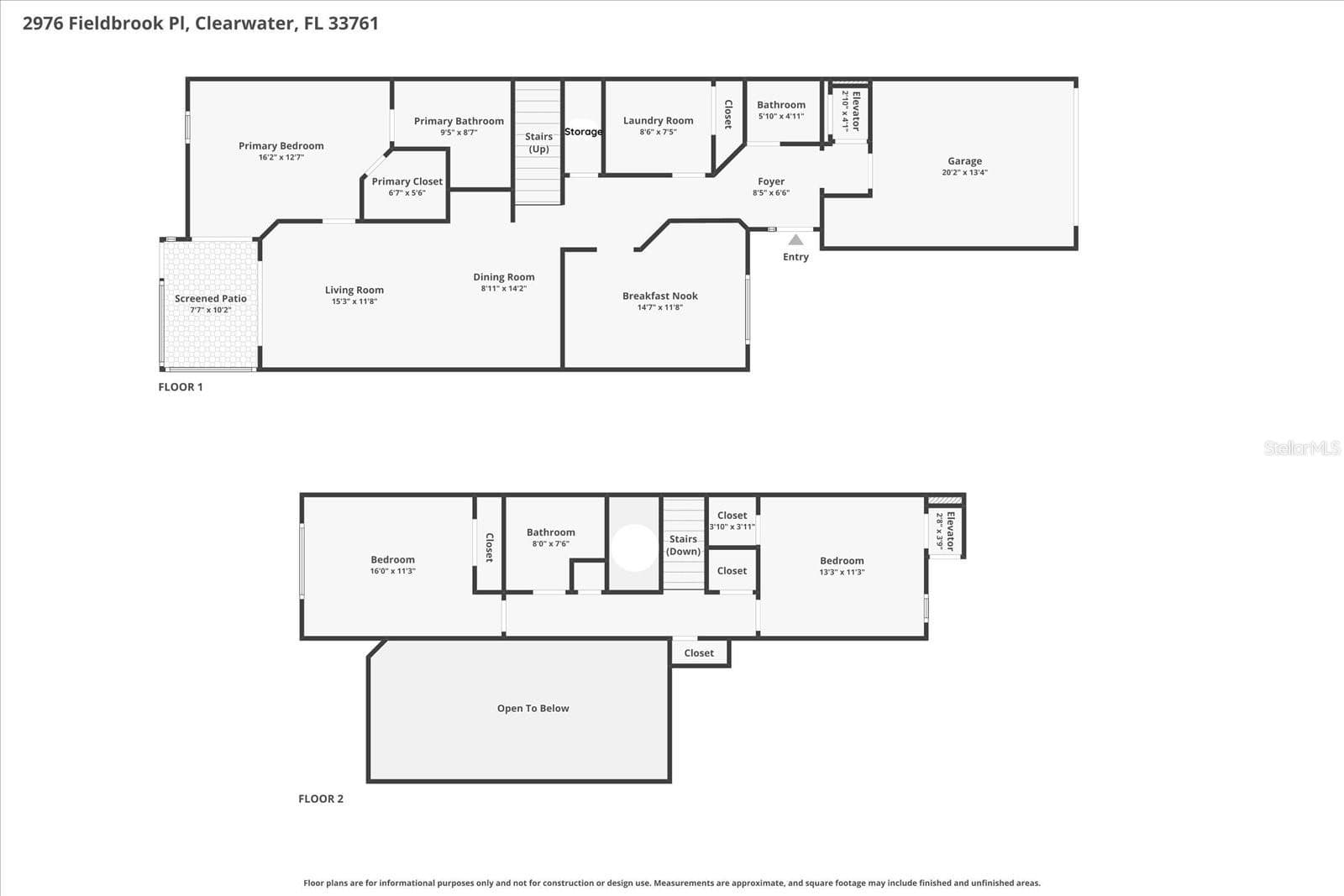 Floorplans - 2976 FIELDBROOK PL, CLEARWATER