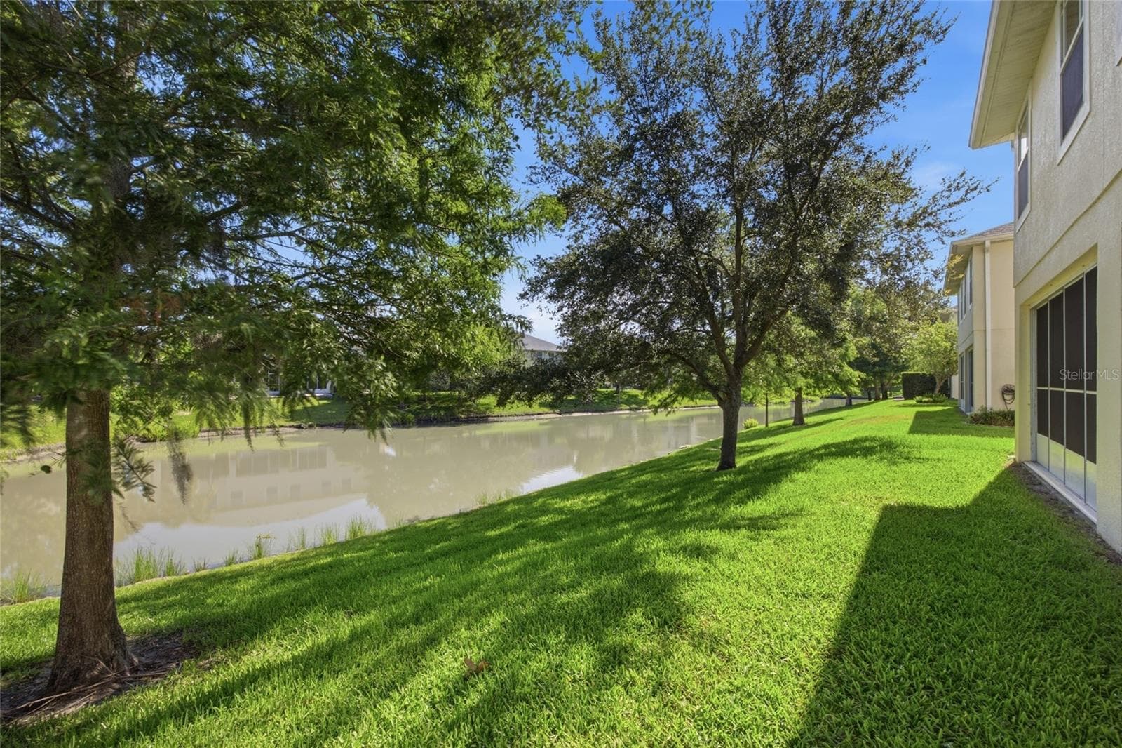 Pond view - 485 HARBOR RIDGE DR, PALM HARBOR