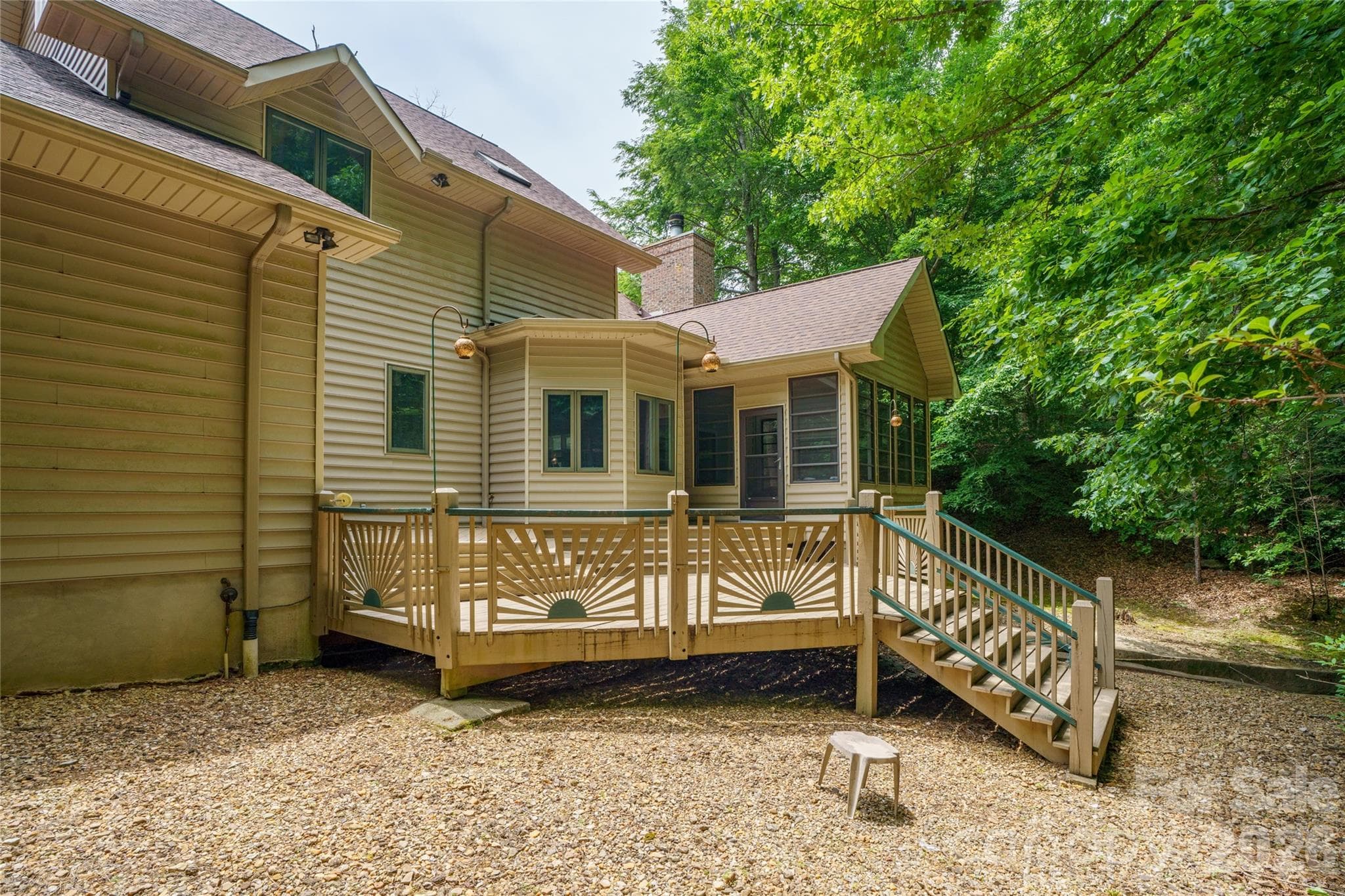 Back deck - 136 Rumbling Bald Road, Lake Lure
