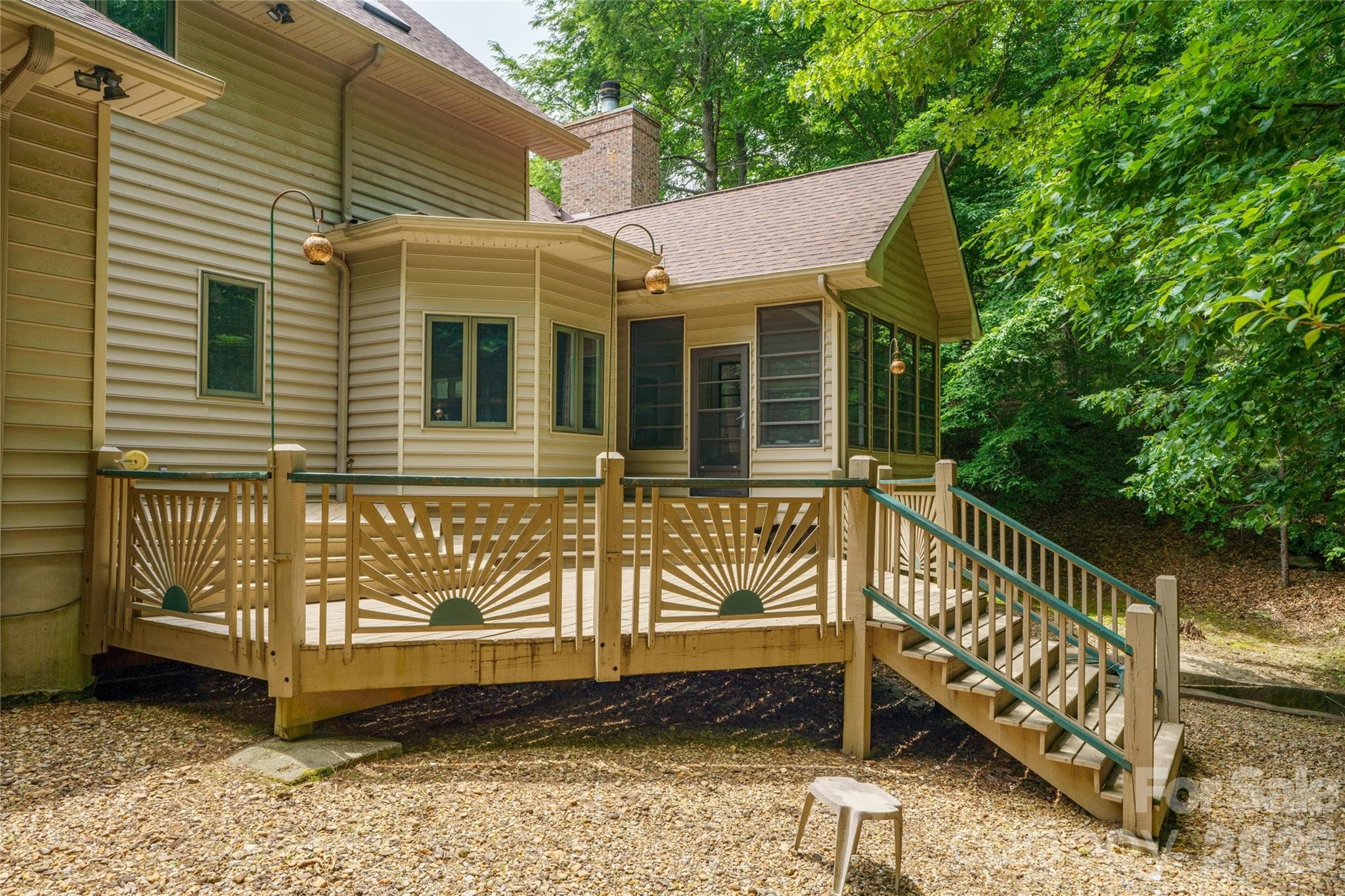 Back deck - 136 Rumbling Bald Road, Lake Lure