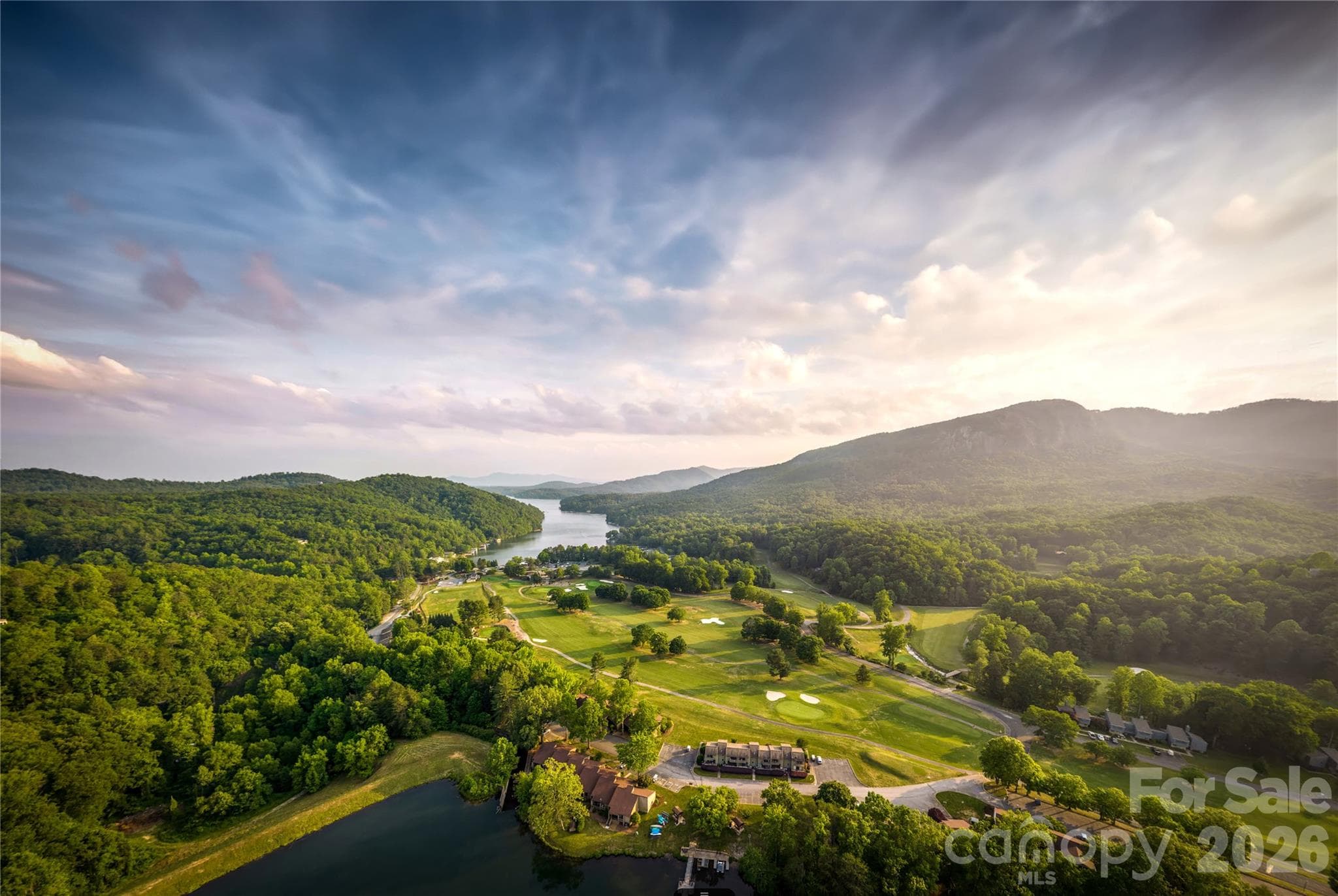 Aerial of Bald Mountain course - 136 Rumbling Bald Road, Lake Lure