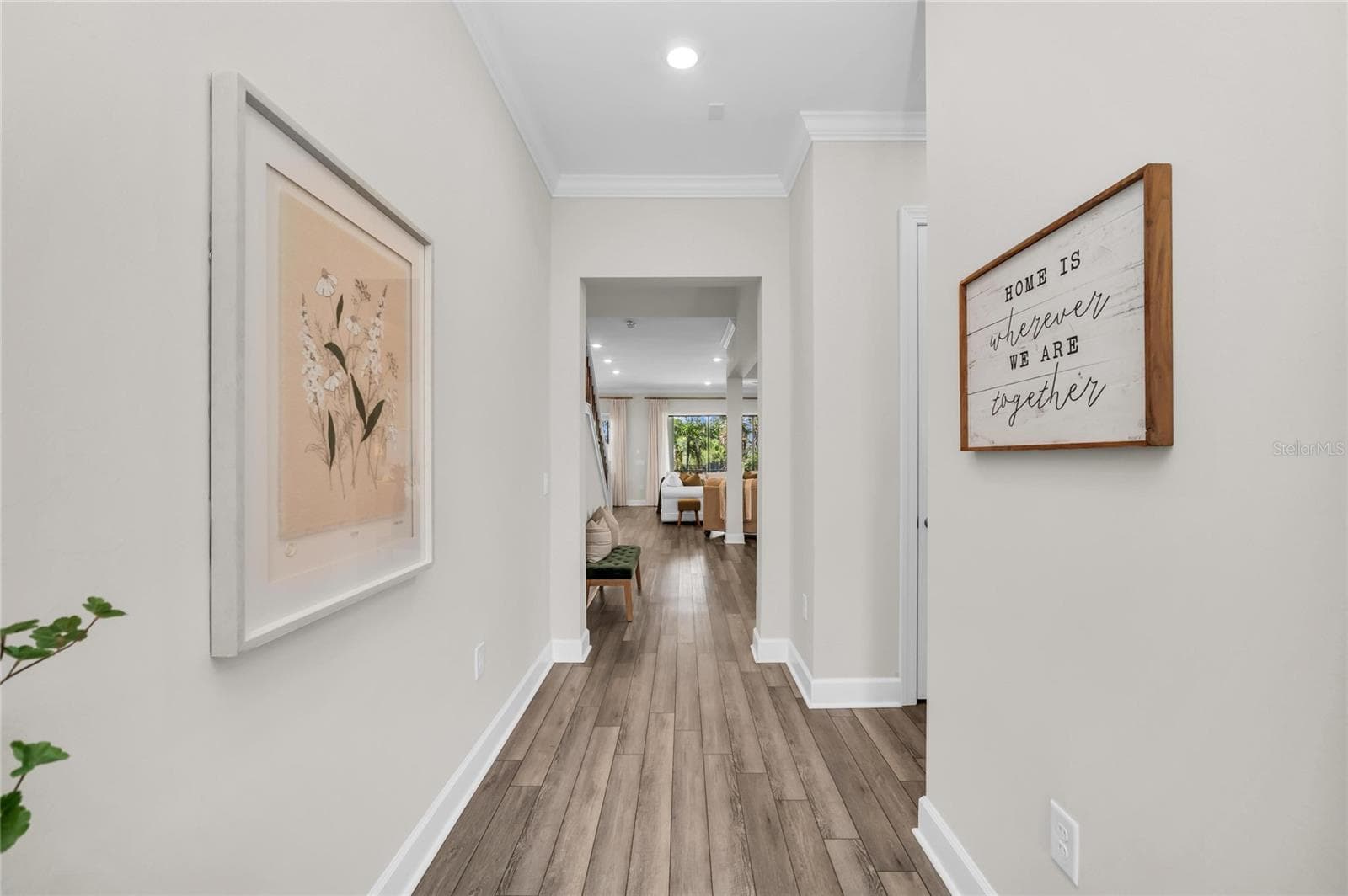Luxury Vinyl Flooring throughout the first floor. - 16438 SLATE PL, LAKEWOOD RANCH