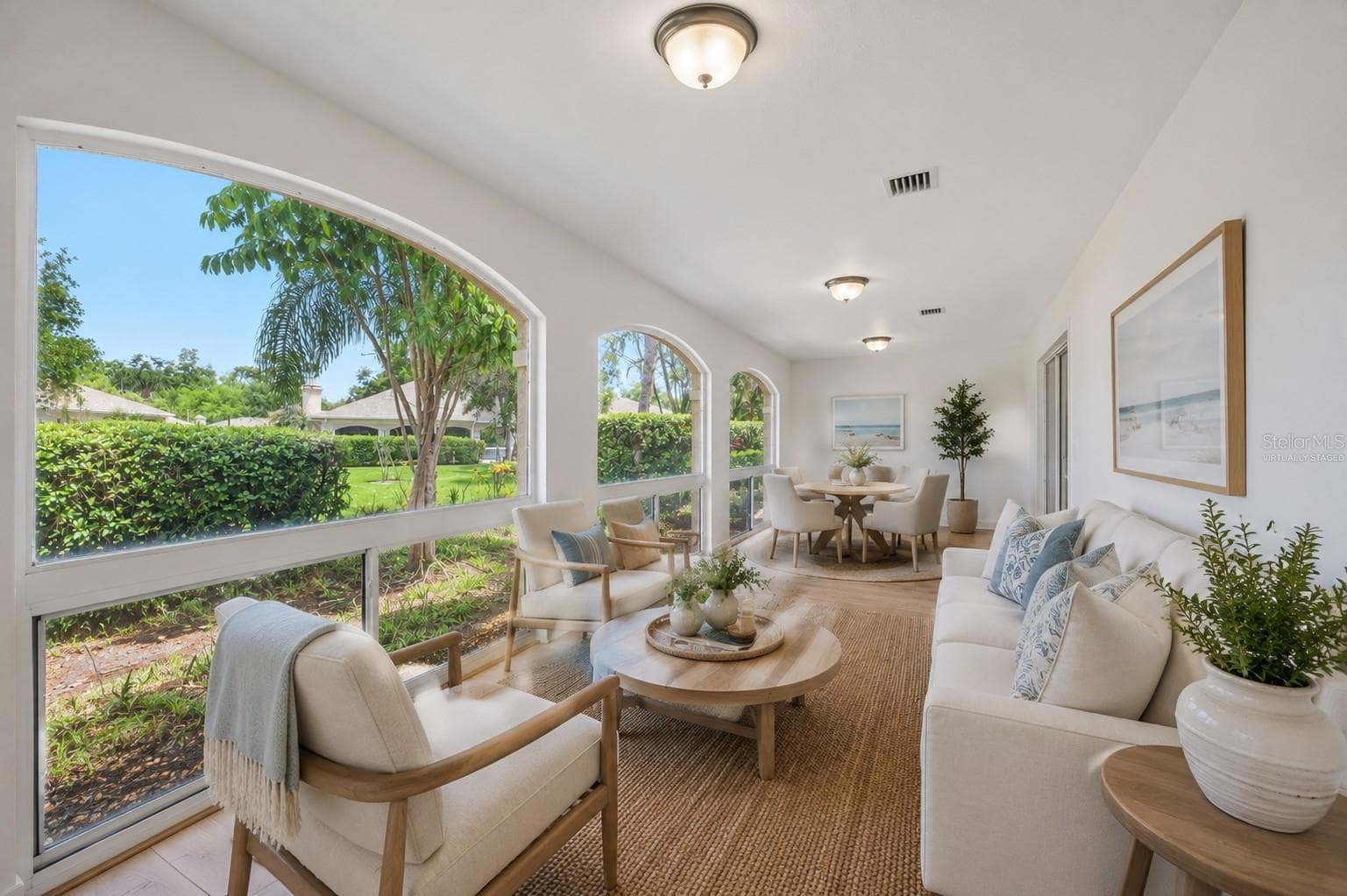 Virtually Staged Sunroom - 5526 CHANTECLAIRE #31, SARASOTA