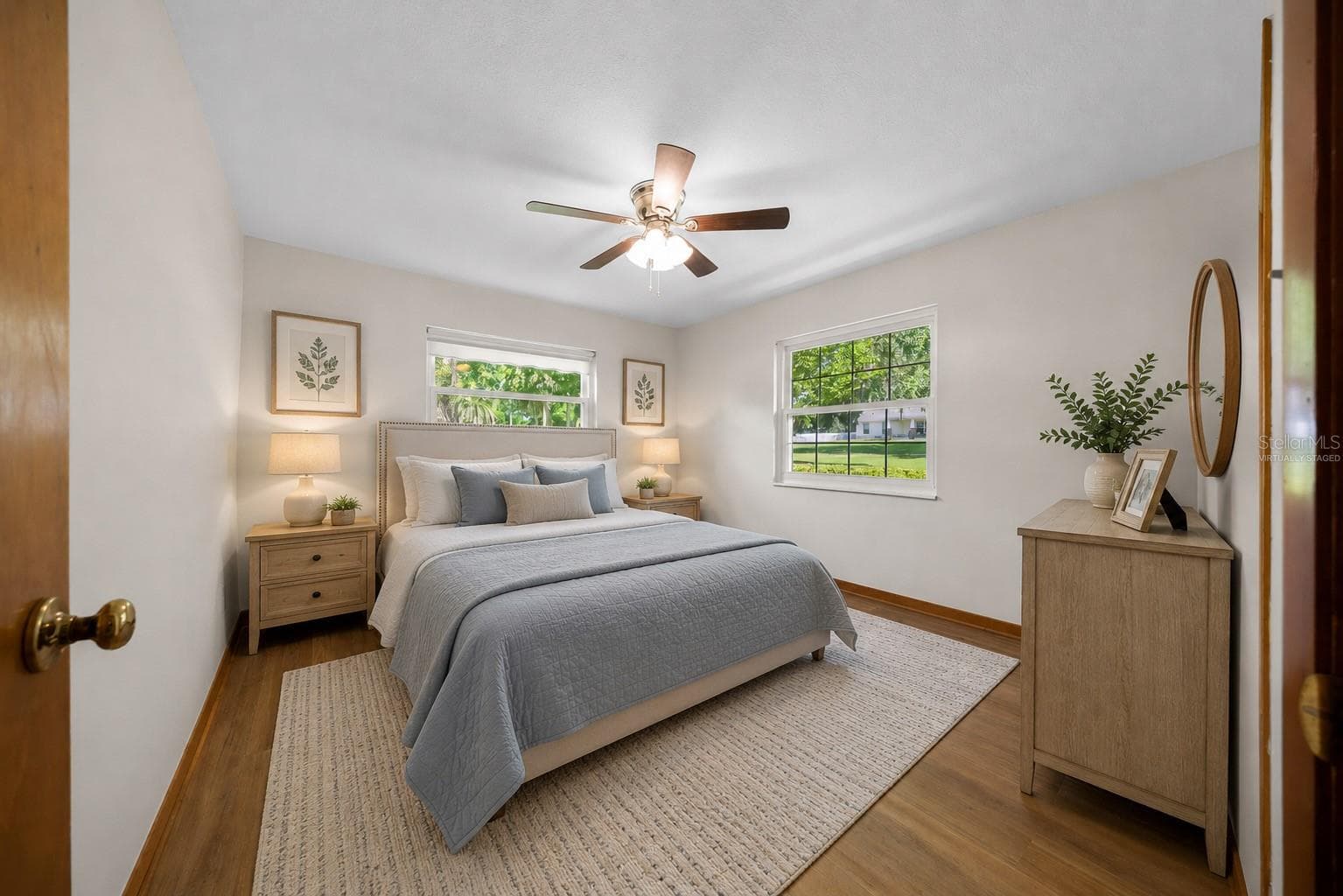 Bedroom 2 (virtually staged) - 130 SW 69TH ST, OCALA