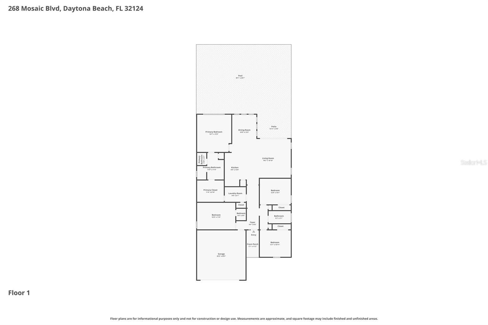 Single Family Residence at 268 MOSAIC BLVD, DAYTONA BEACH, photo 44 of 50