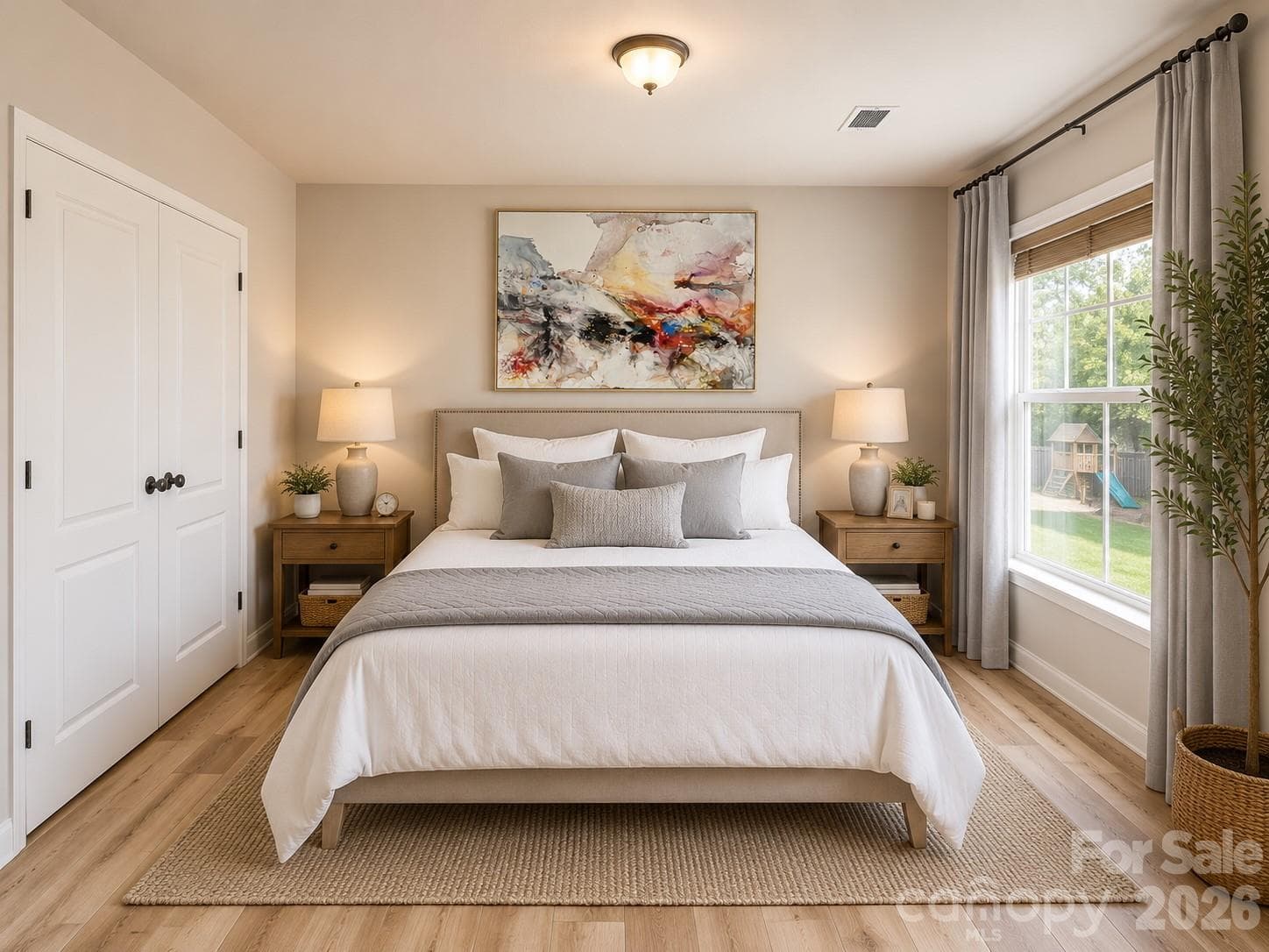 Guest room on main Virtual staging - 4857 Annelise Drive, Harrisburg