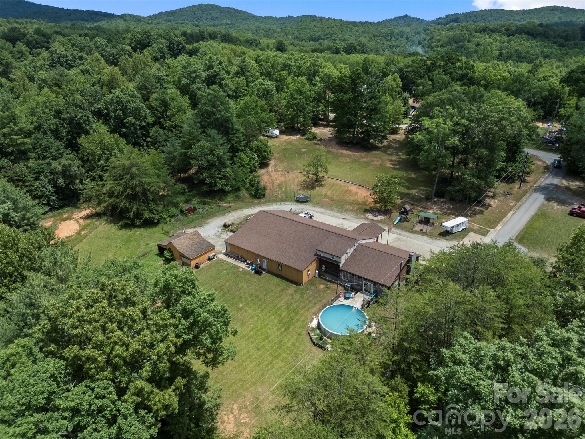 Aerial of Property - 2269 Lee Roy Lane, Lenoir