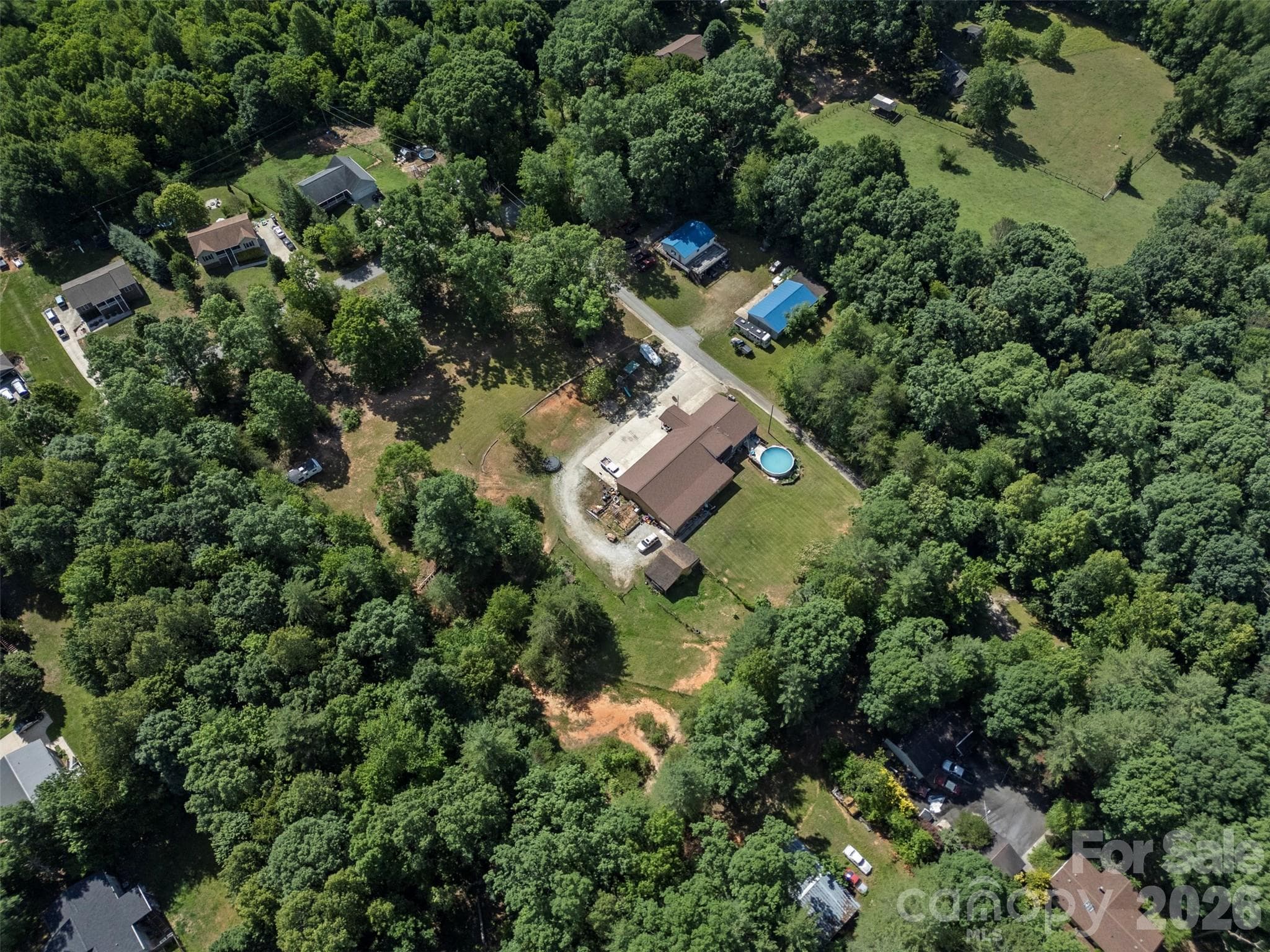 Aerial View - 2269 Lee Roy Lane, Lenoir
