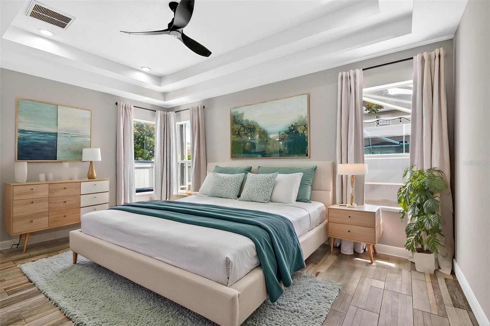 Primary bedroom staged - 10024 COLDWATER LOOP, LAND O LAKES