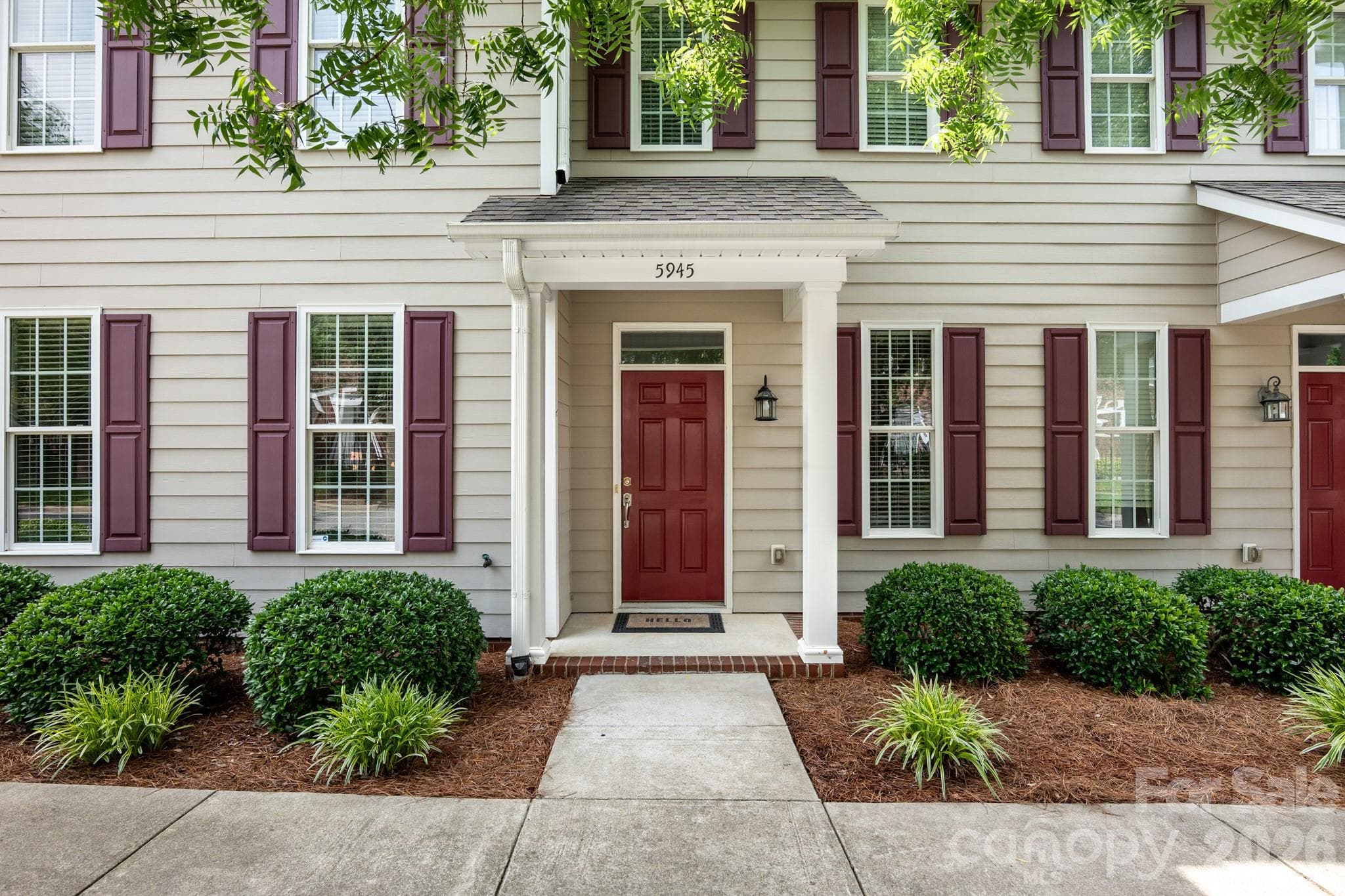 Covered front porch - exterior has Hardie Plank siding! - Concord