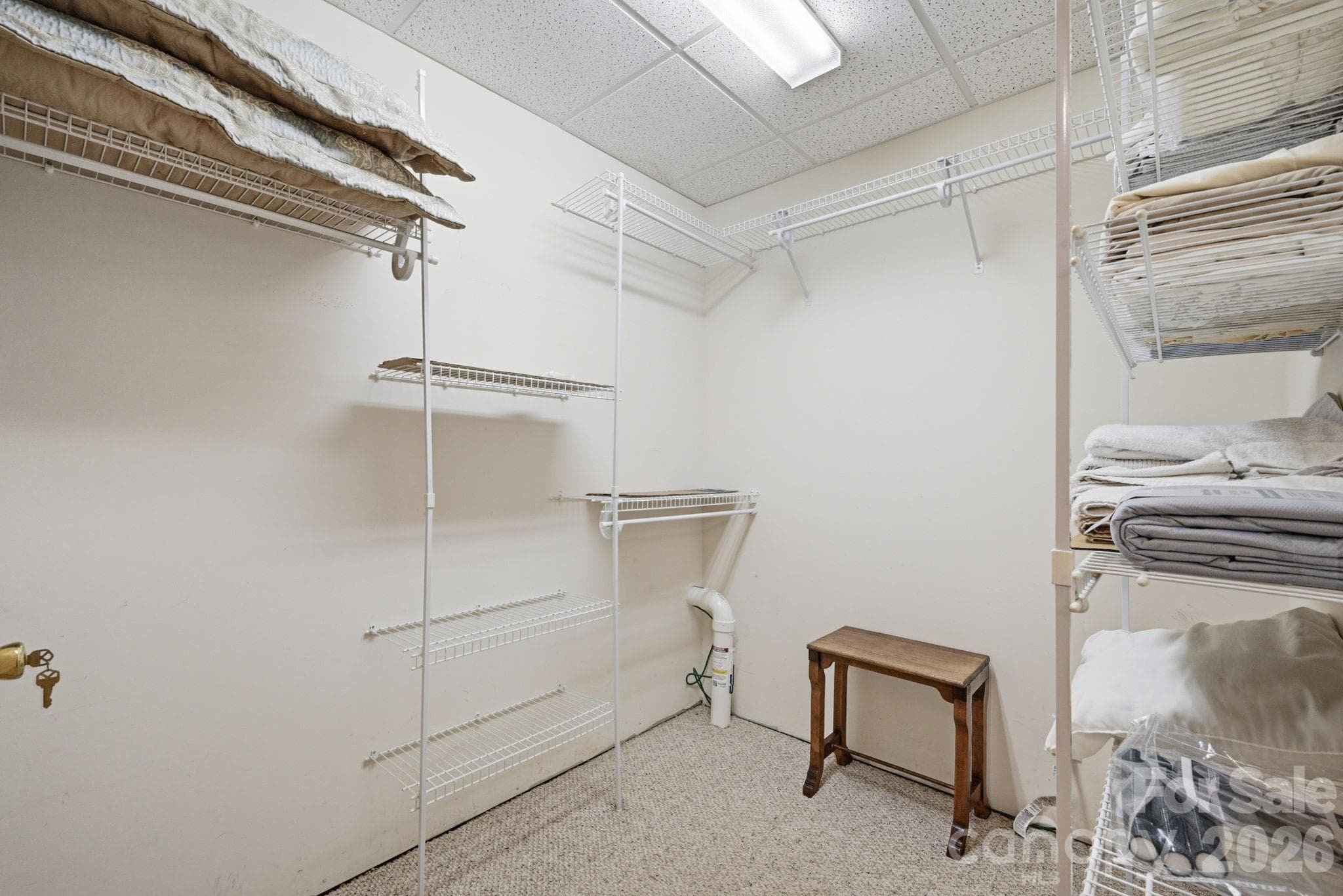 Walk-In Closet in Primary Ensuite Bathroom - 605 Valley View Drive, Purlear