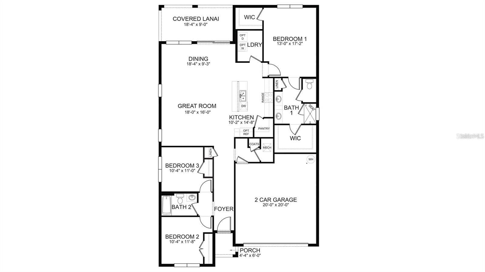 Floorplan - 8033 PENROSE PL, WILDWOOD