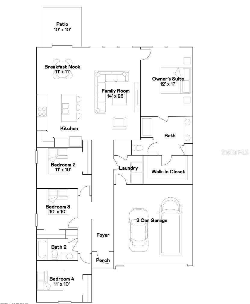 Floor Plan - 5638 LOGGIA LN, KISSIMMEE