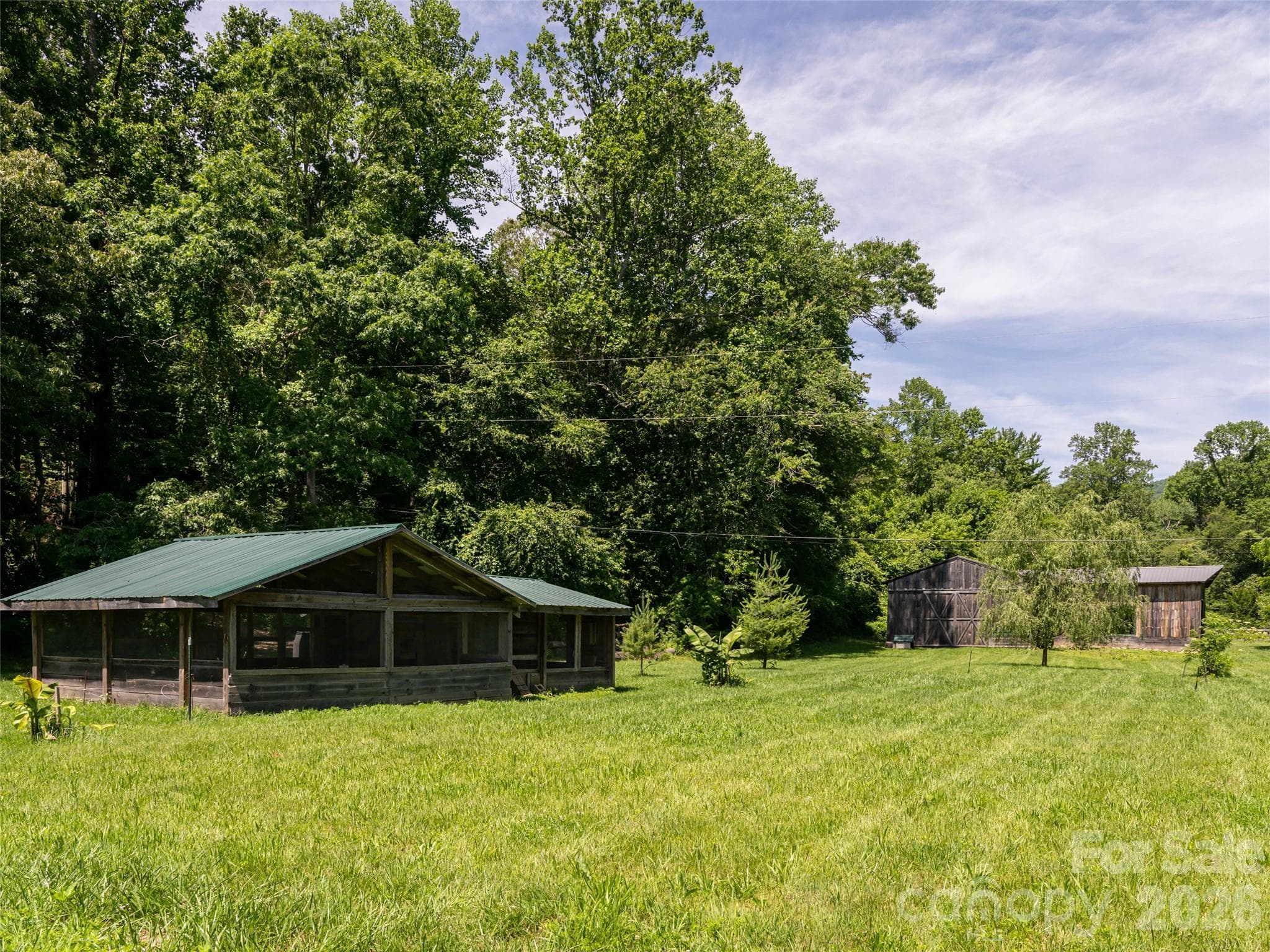 Smaller barn and pasture - 508 Avery Creek Road, Arden