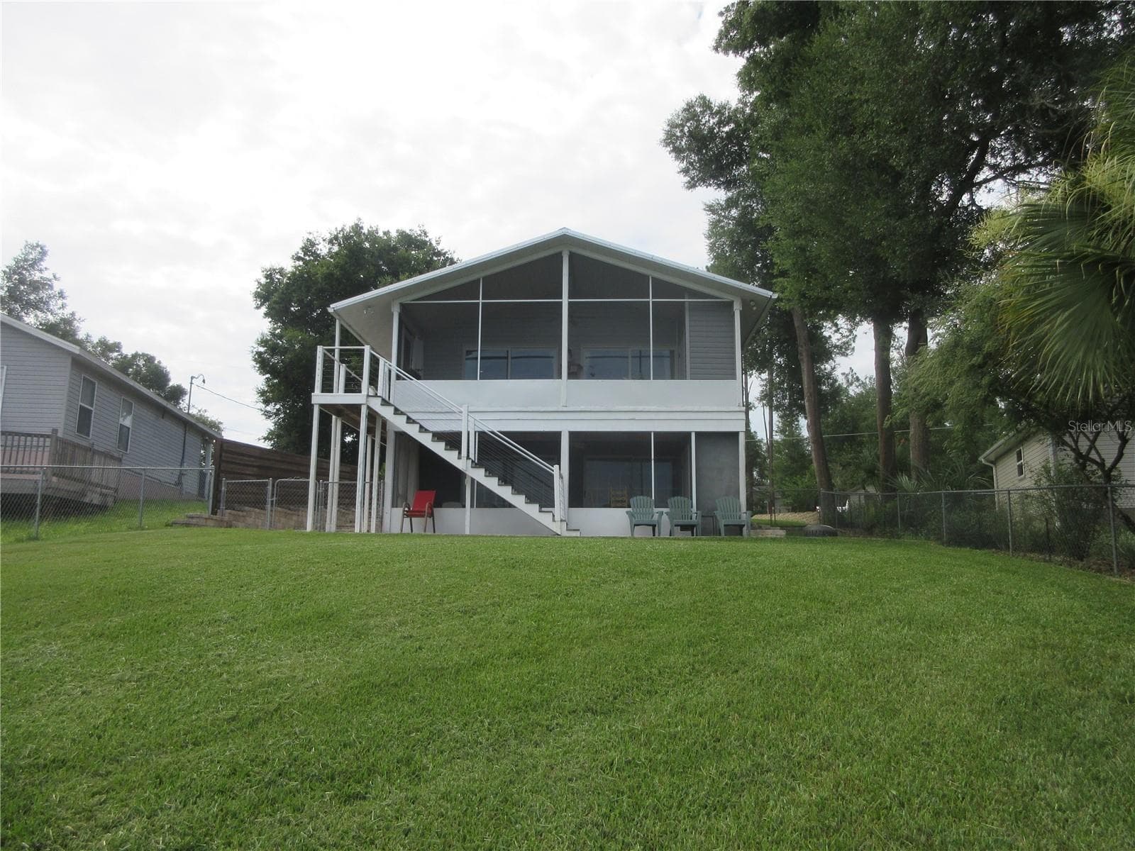 rear view of home - 16849 SE 59TH PL, OCKLAWAHA