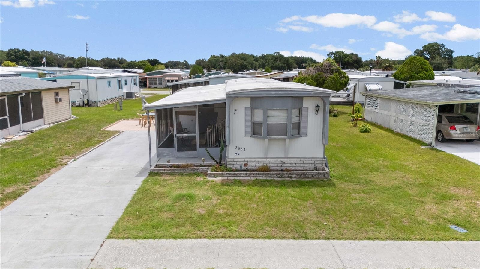 Mobile Home at 3834 SARAH DR, WESLEY CHAPEL, photo 4 of 32