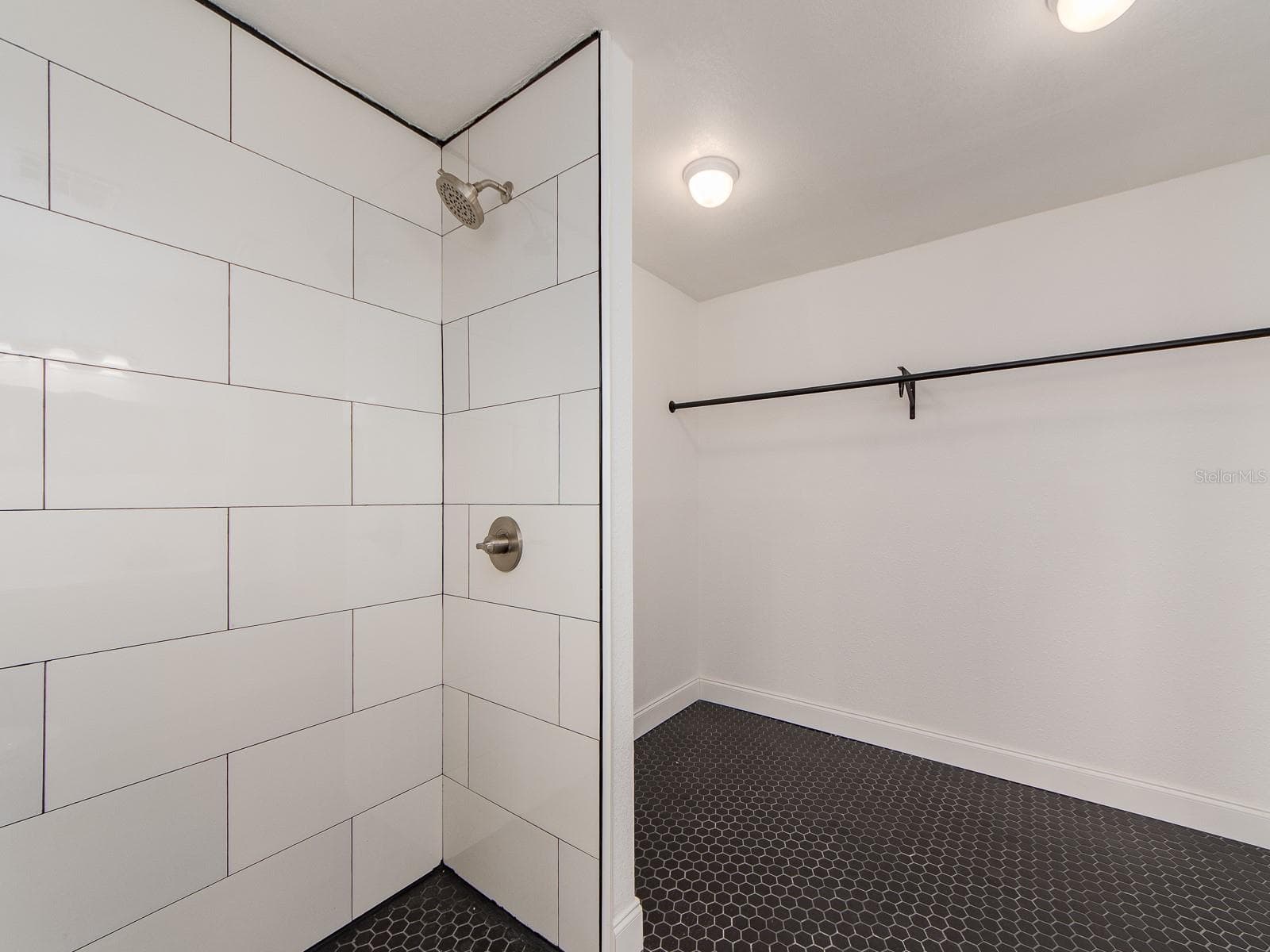 walk in shower with closet space in the back of the bath. - 720 115TH AVE, TREASURE ISLAND