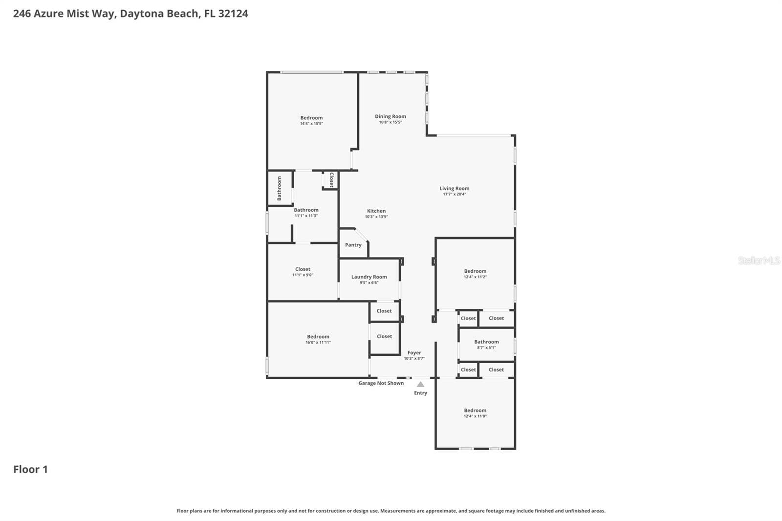 Single Family Residence at 246 AZURE MIST WAY, DAYTONA BEACH, photo 40 of 40