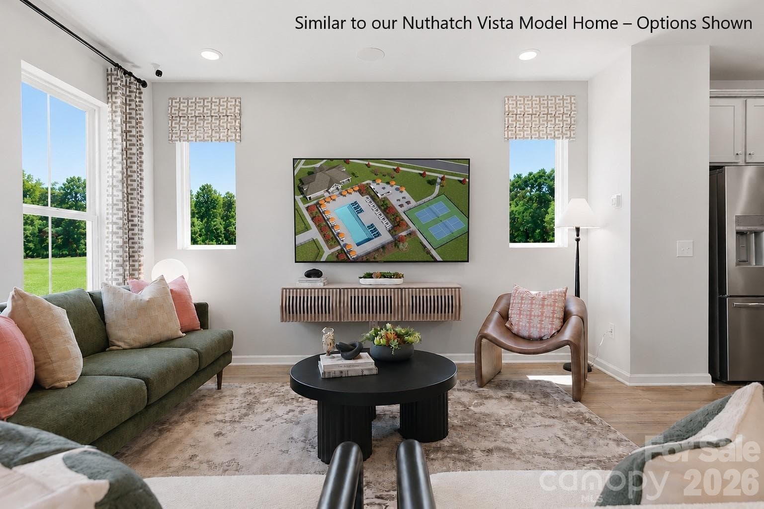 Spacious Living Room with an Abundance of Natural Light - Charlotte