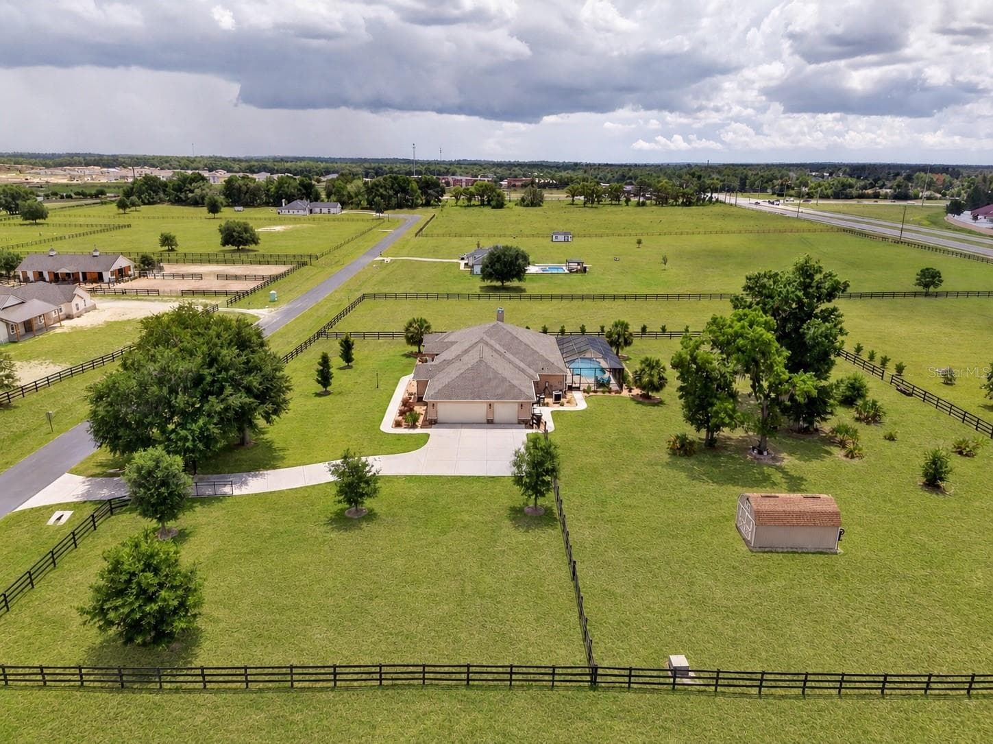 Aerial - 5178 SW 93RD LN, OCALA