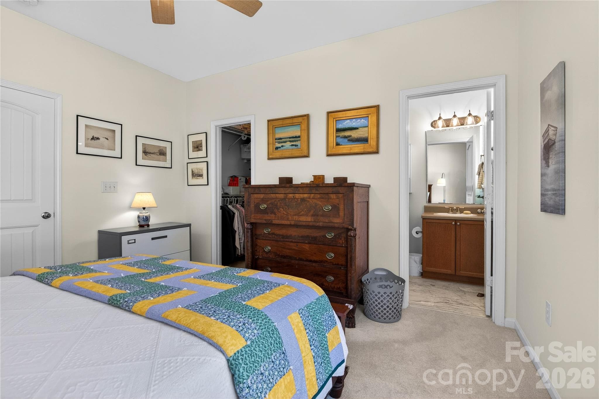 Second Bedroom #3 showing access to ensuite bath - 278 Davidson Gateway Drive, Davidson