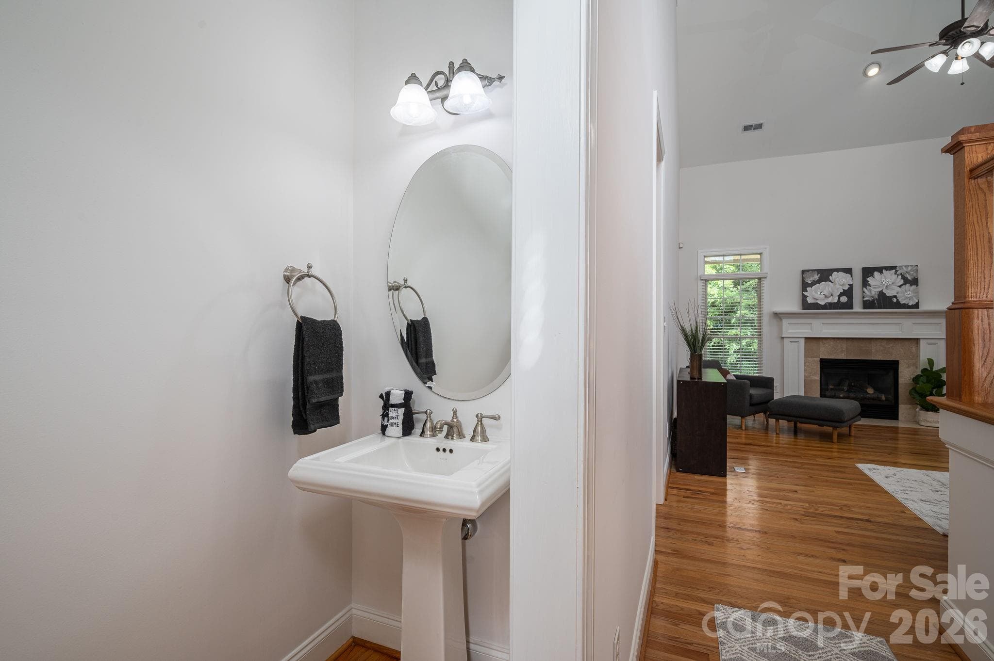 Half bath on the Main. - 4017 Foxes Trail, Cramerton