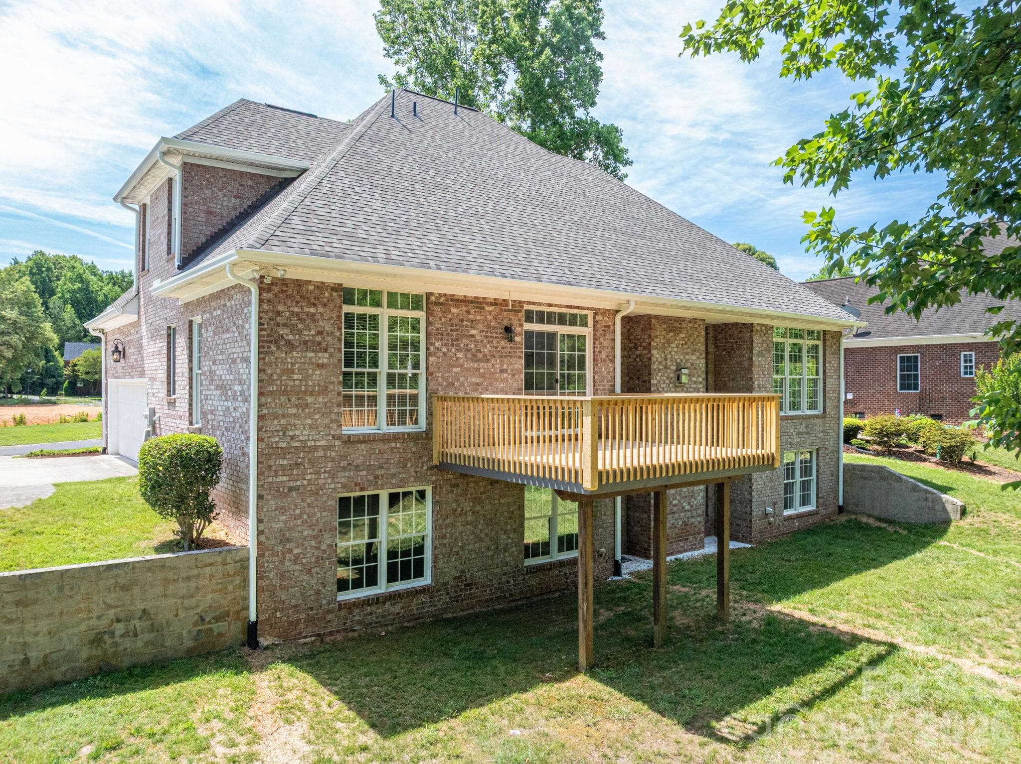 New deck. - 4017 Foxes Trail, Cramerton