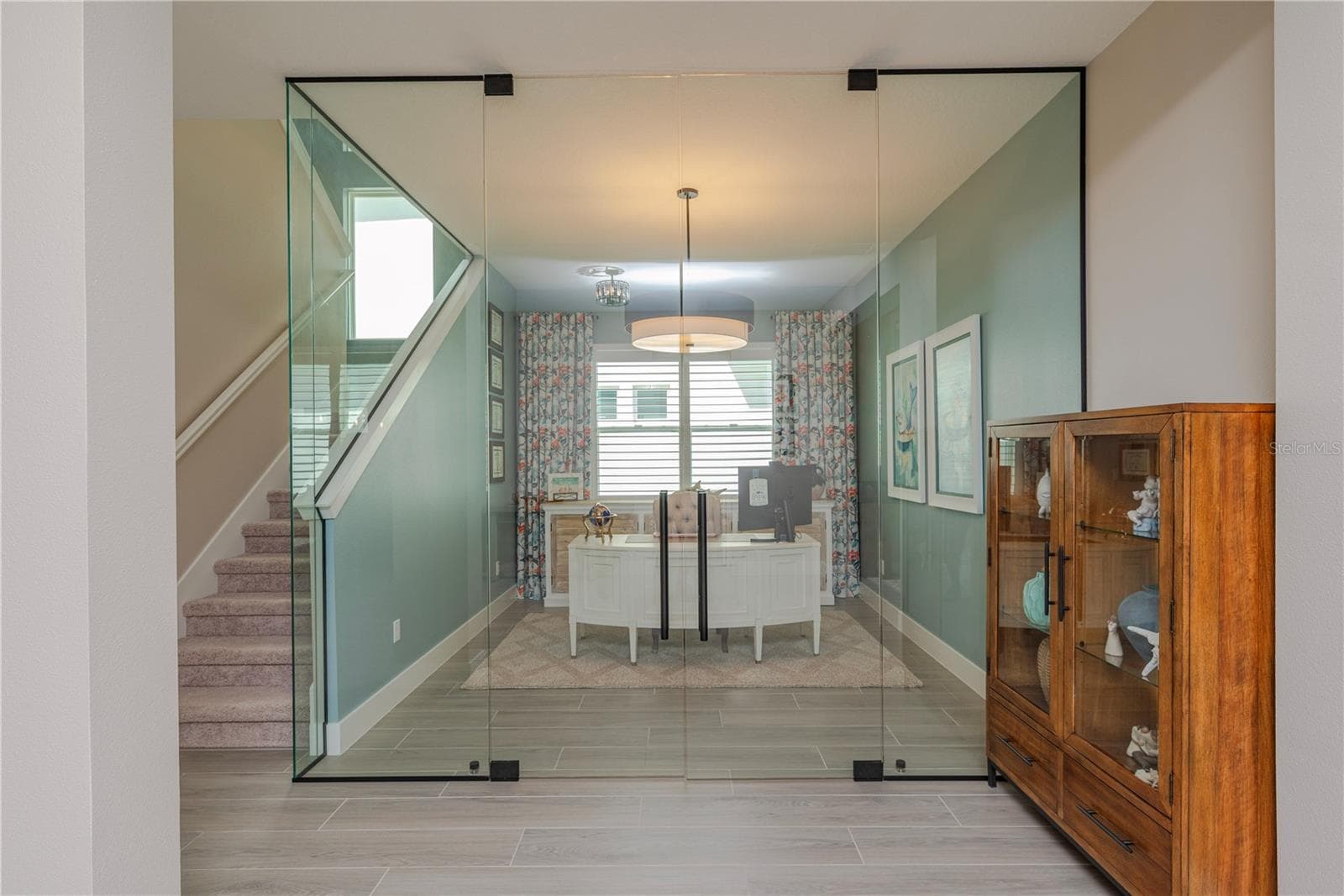 Glass-walled executive office. - 10706 TORCHWOOD SEA WAY, SAN ANTONIO