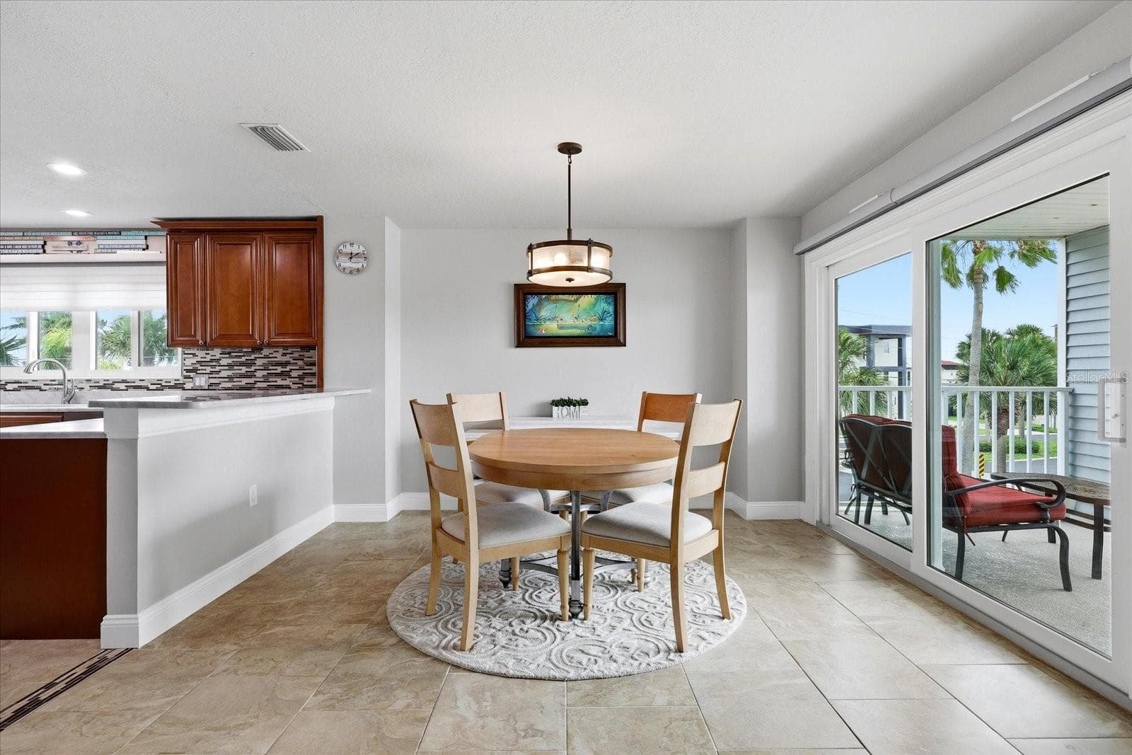 Dining Space overlooking balcony - 610 ISLAND WAY #201, CLEARWATER BEACH