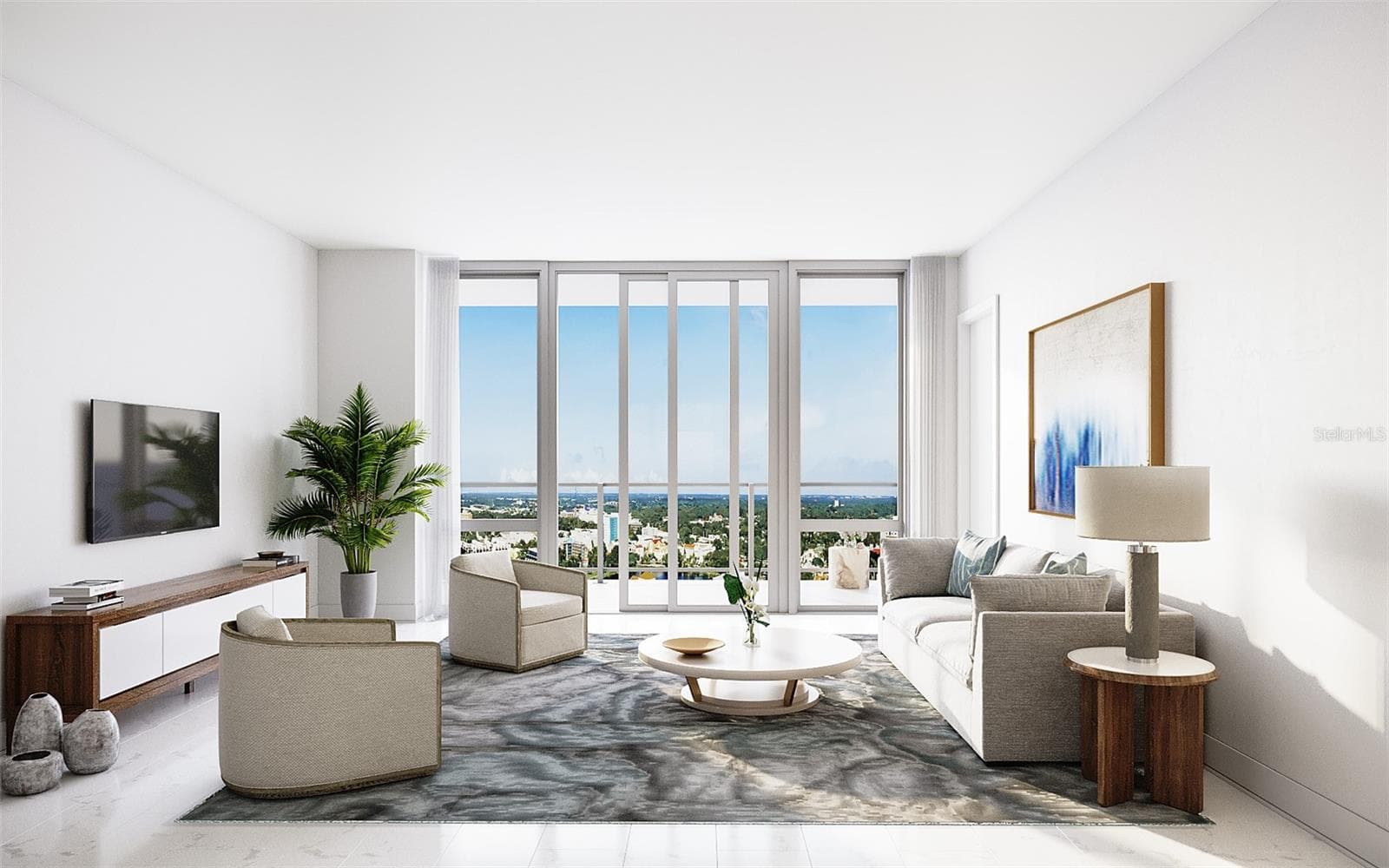 Living Room - 400 CENTRAL AVE #1103, ST PETERSBURG
