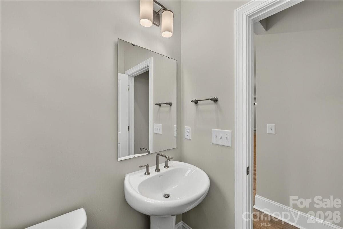Second floor powder room - 232 Old Town Village Road, Waxhaw