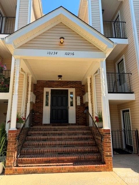 Front door leading into building - 10244 Rose Meadow Lane, Charlotte