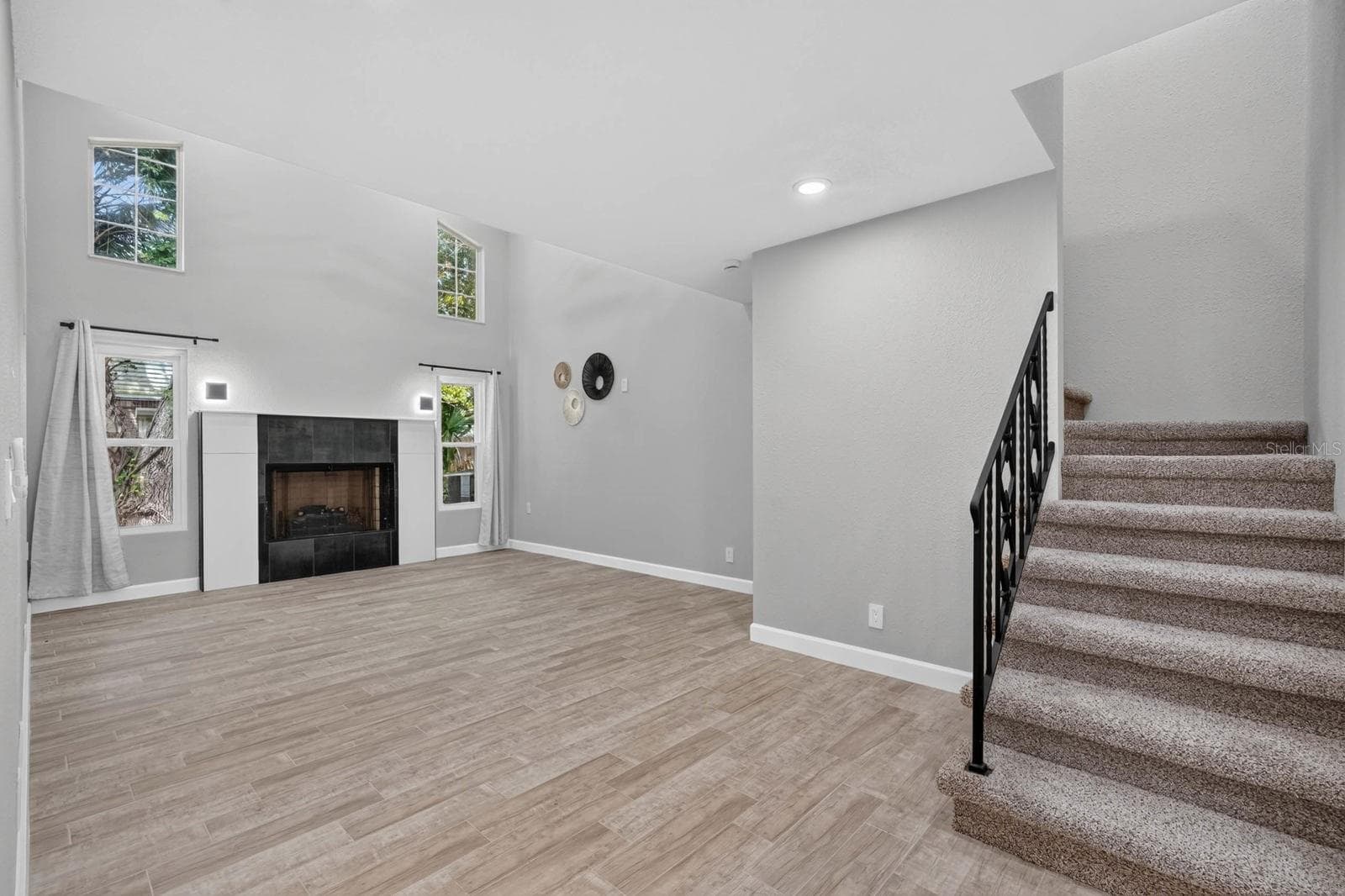 Stairs to loft - 1510 N BEACH ST, ORMOND BEACH