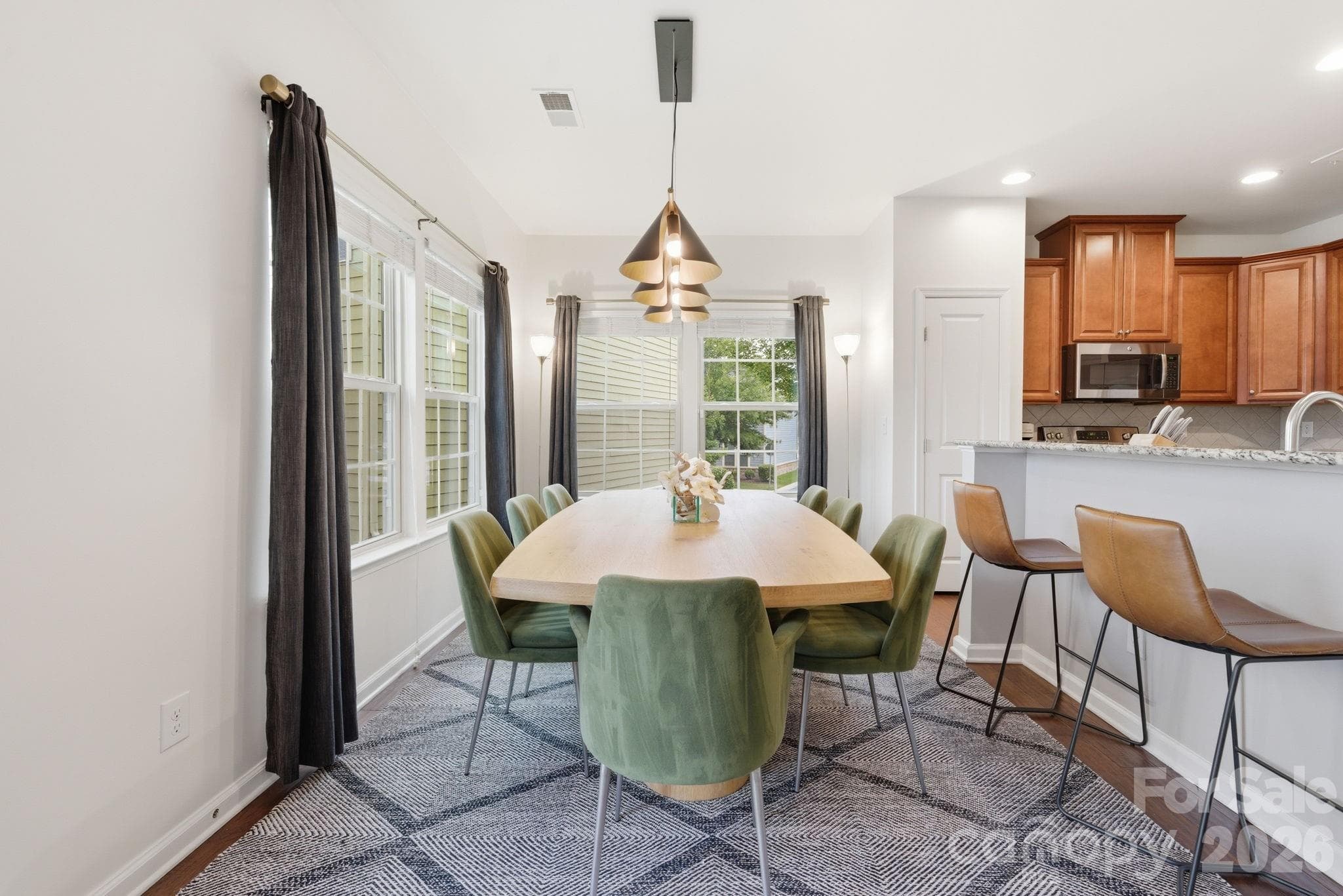 Distinguished Dining Area - 1760 Evergreen Drive, Charlotte